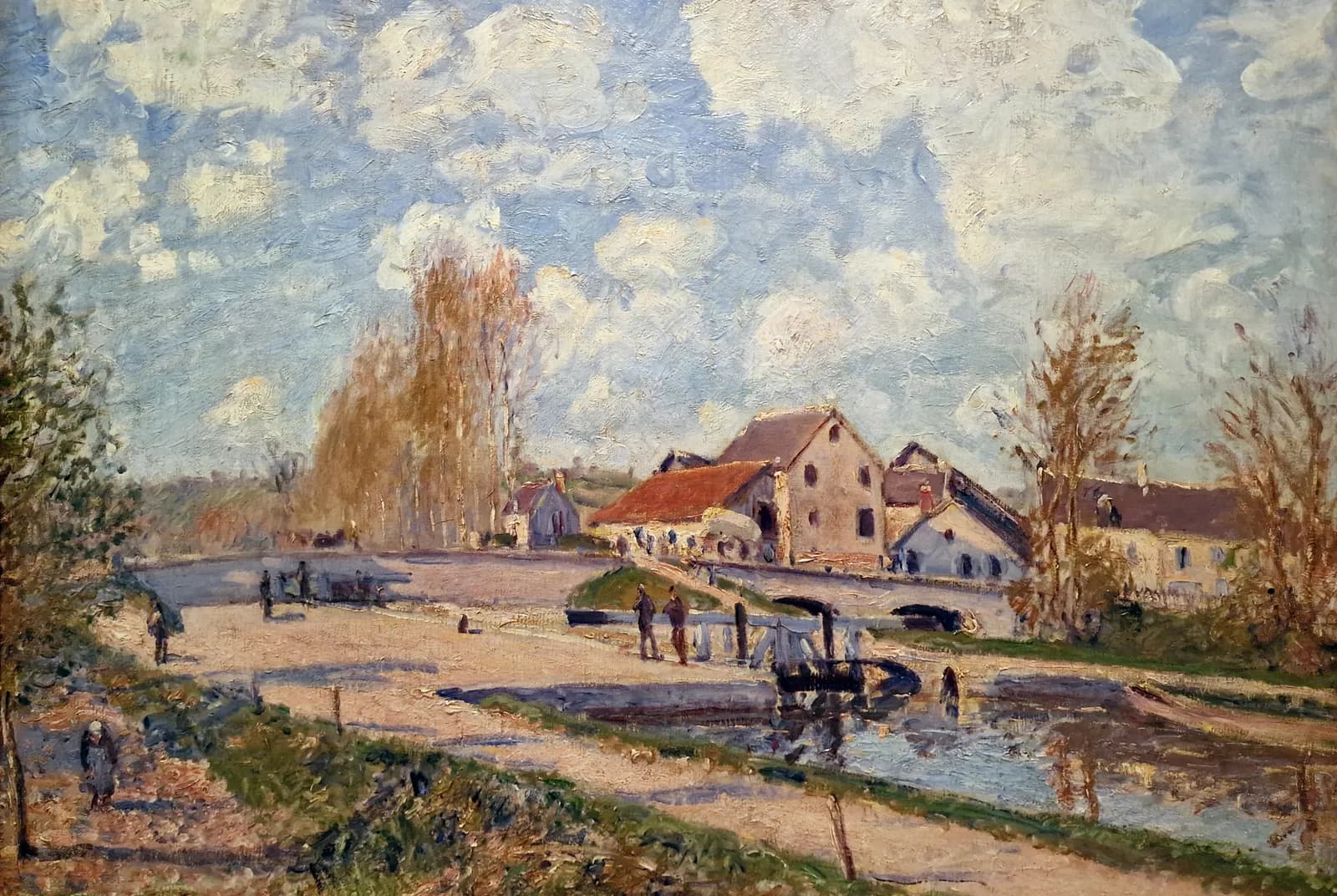 Het kanaal van de Loing bij Moret – Alfred Sisley