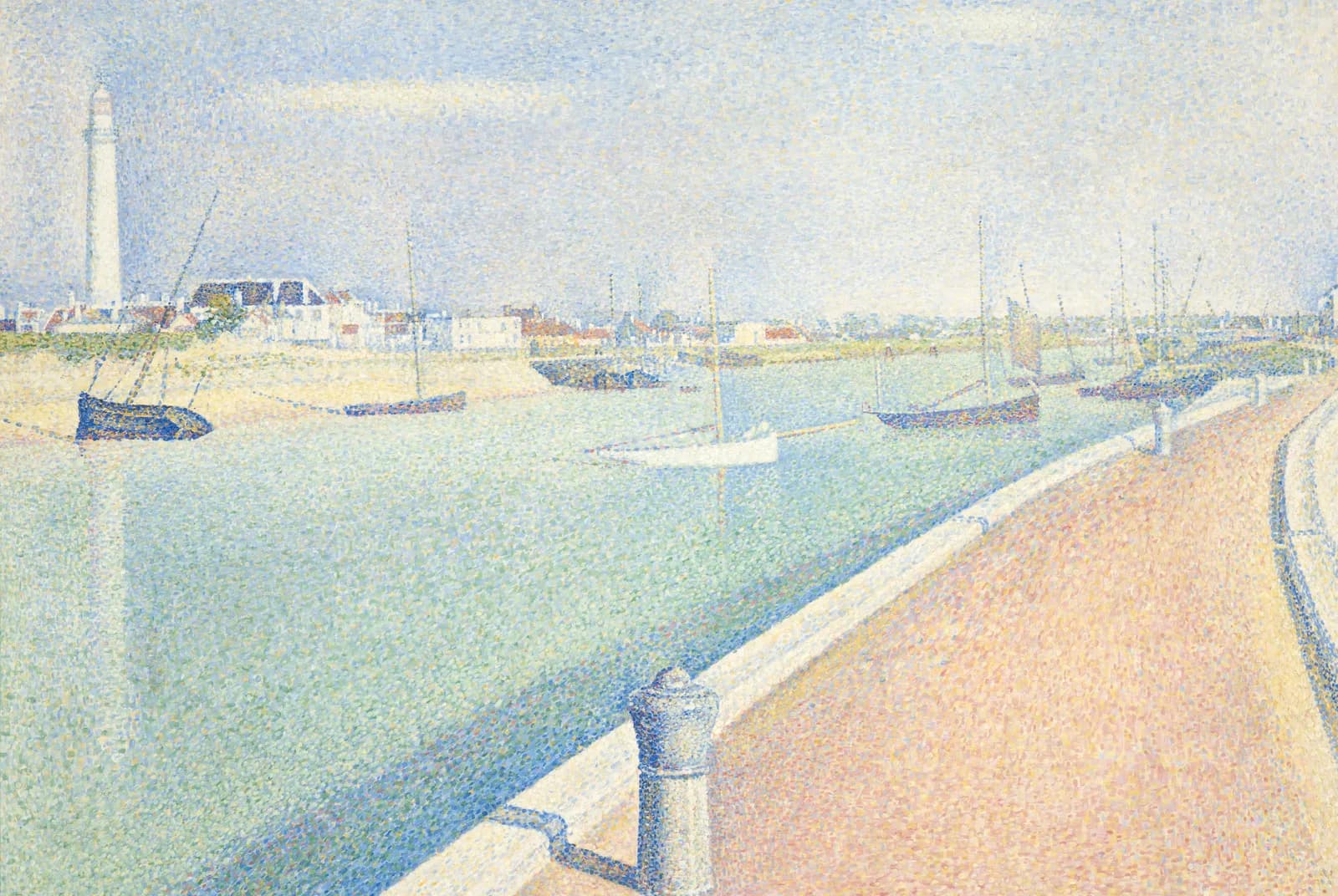 Het kanaal van Gravelines bij Petit Fort Philippe – Georges Seurat