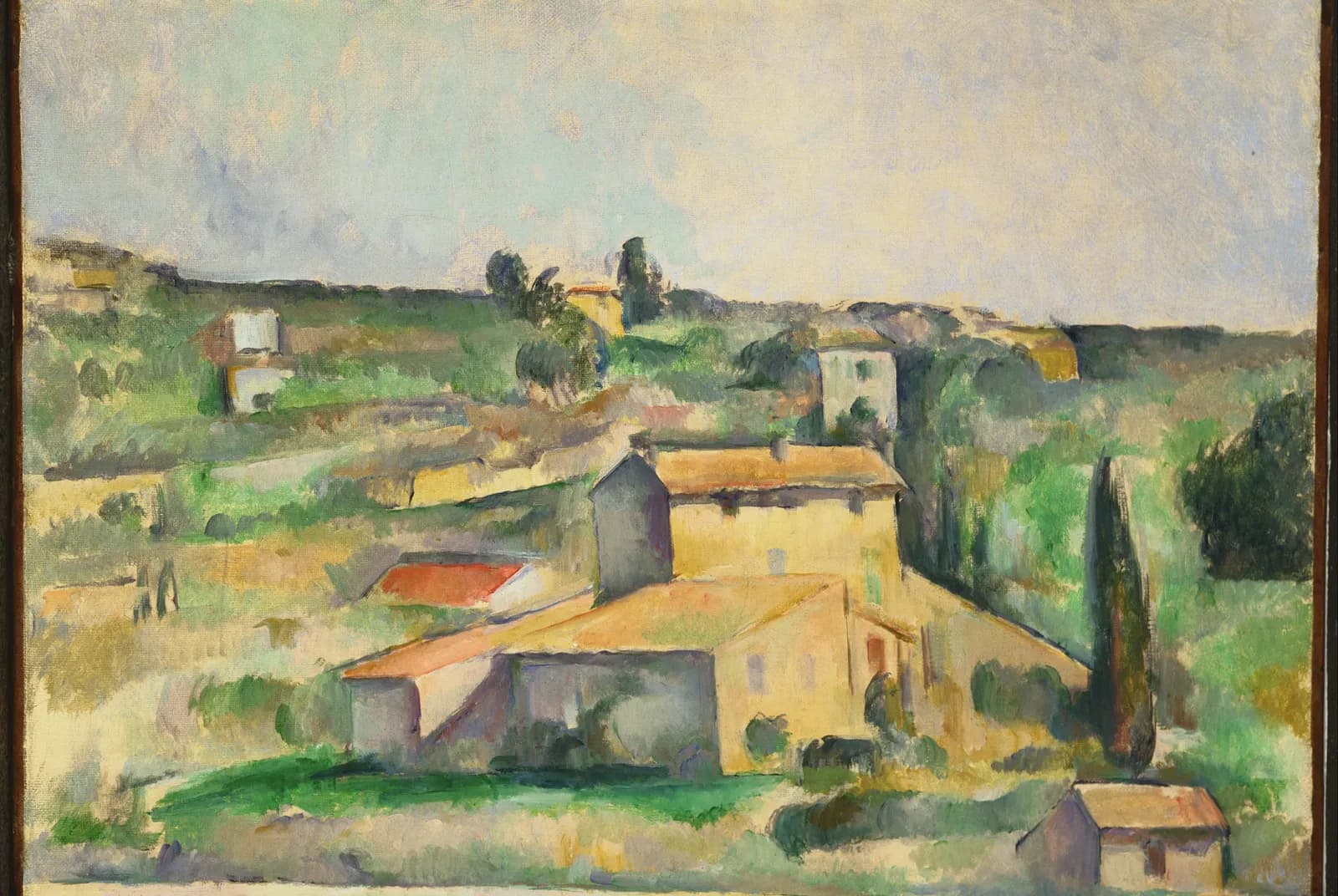 Het land bij Bellevue – Paul Cézanne
