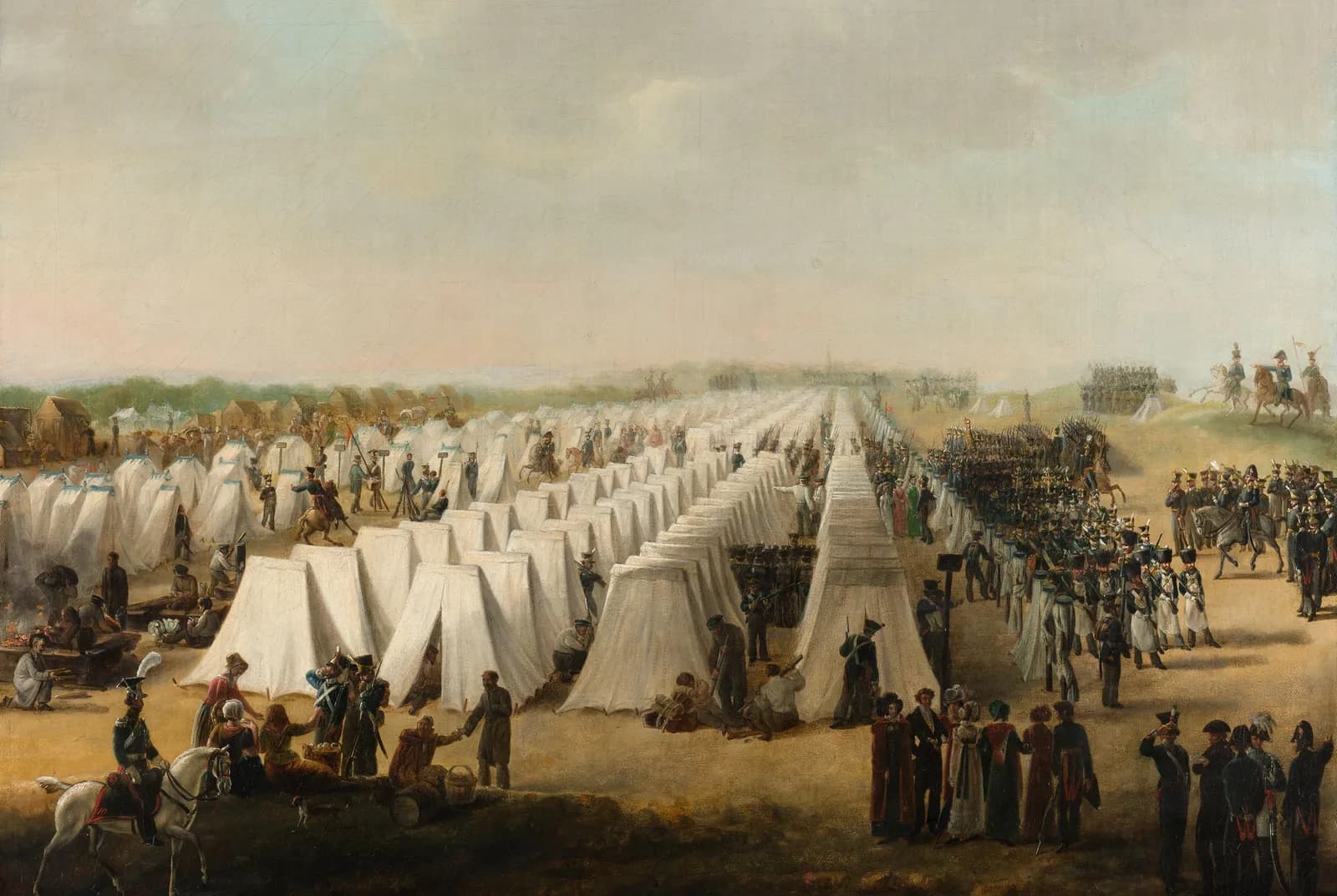 Het legerkamp bij Rijen