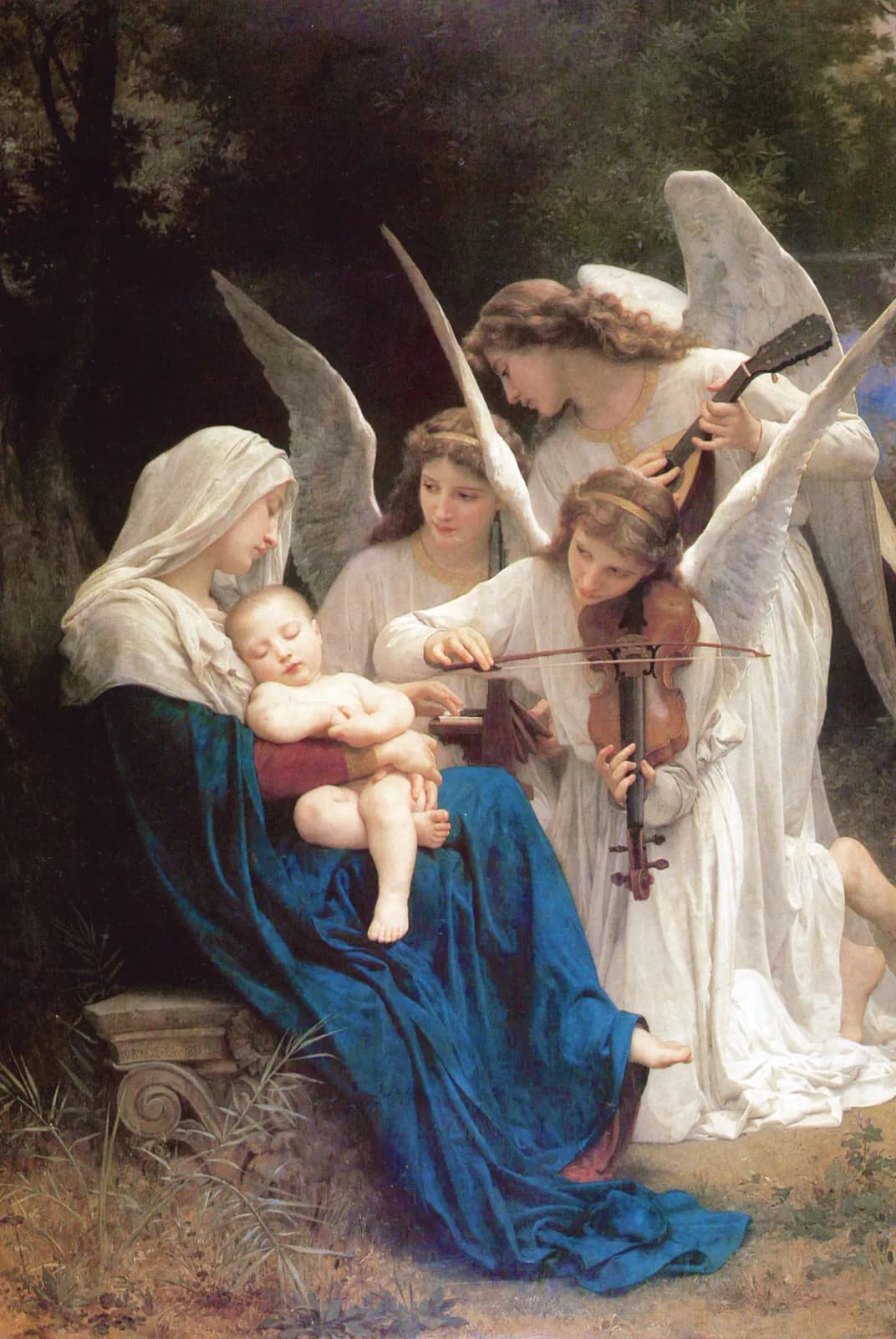 Het lied van de engelen – William Bouguereau