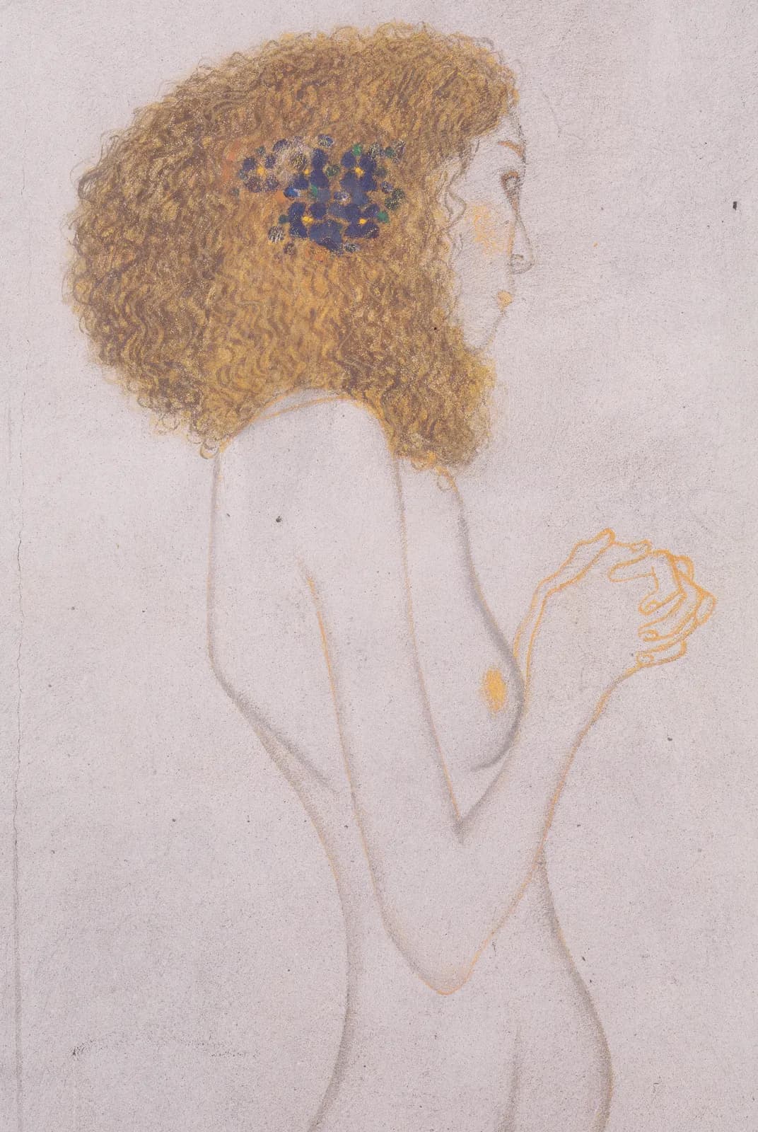 Het Lijden van de Zwakke Mensheid – Gustav Klimt