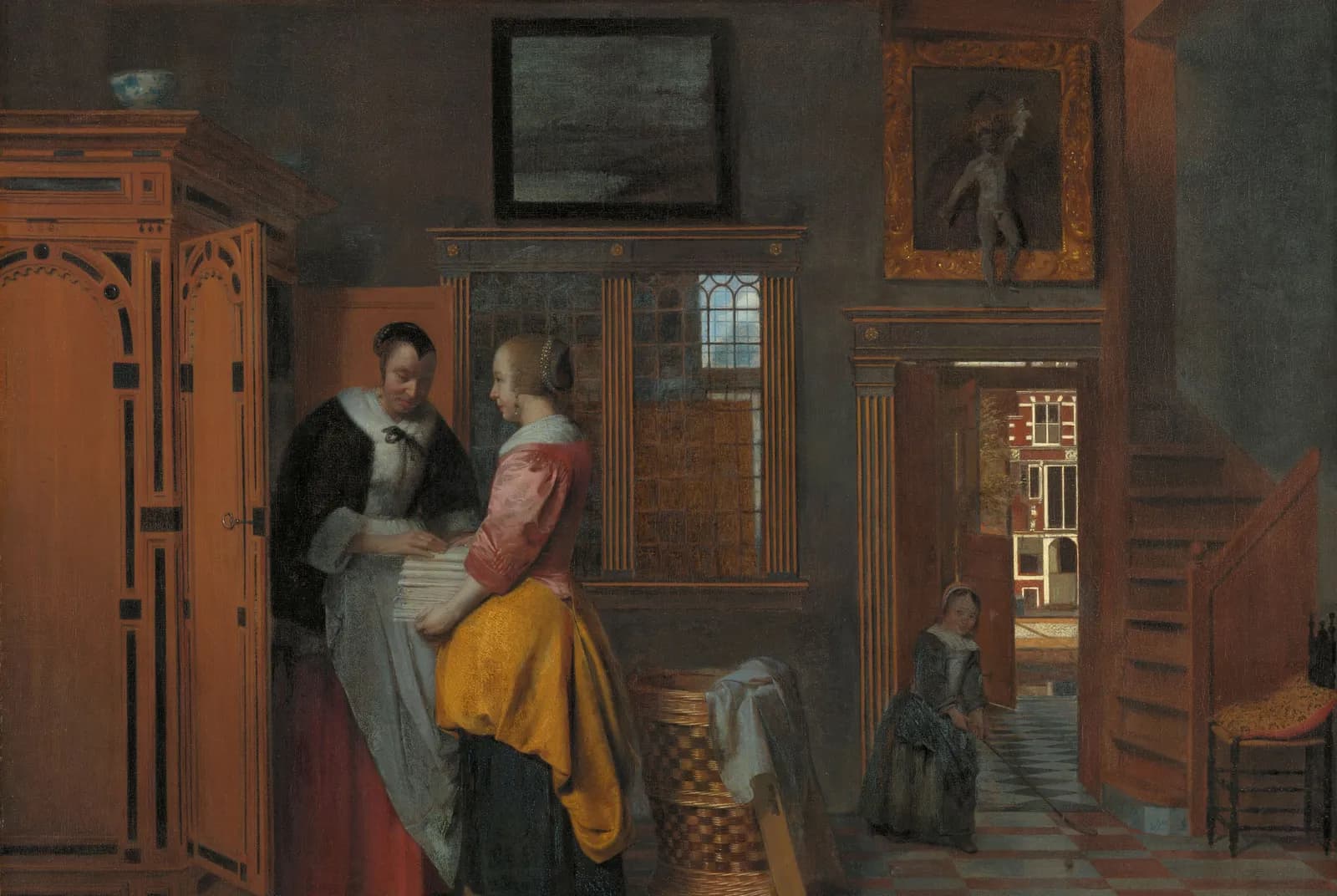 Het linnenkastje – Pieter de Hooch