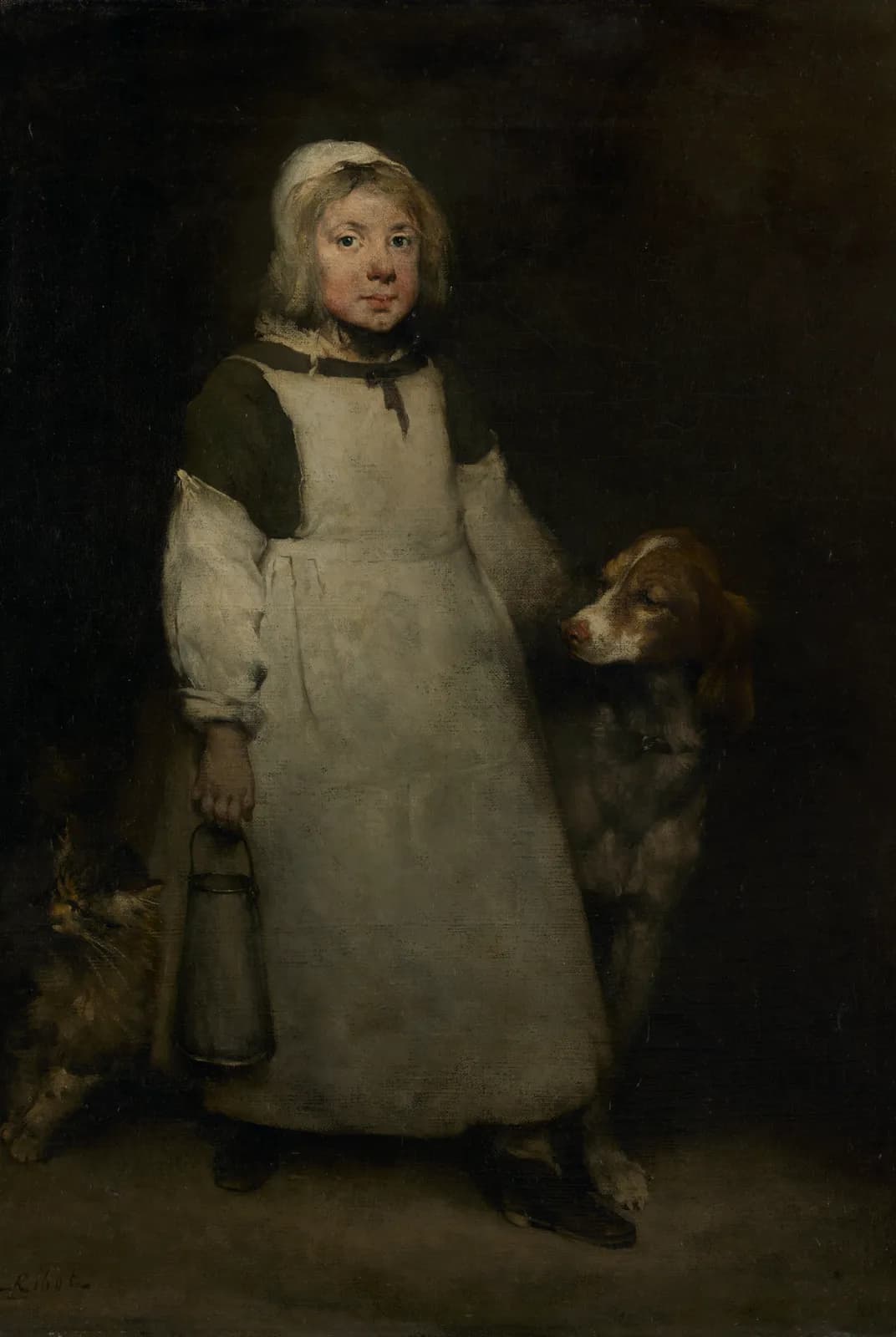 Het melkmeisje – Théodule Ribot