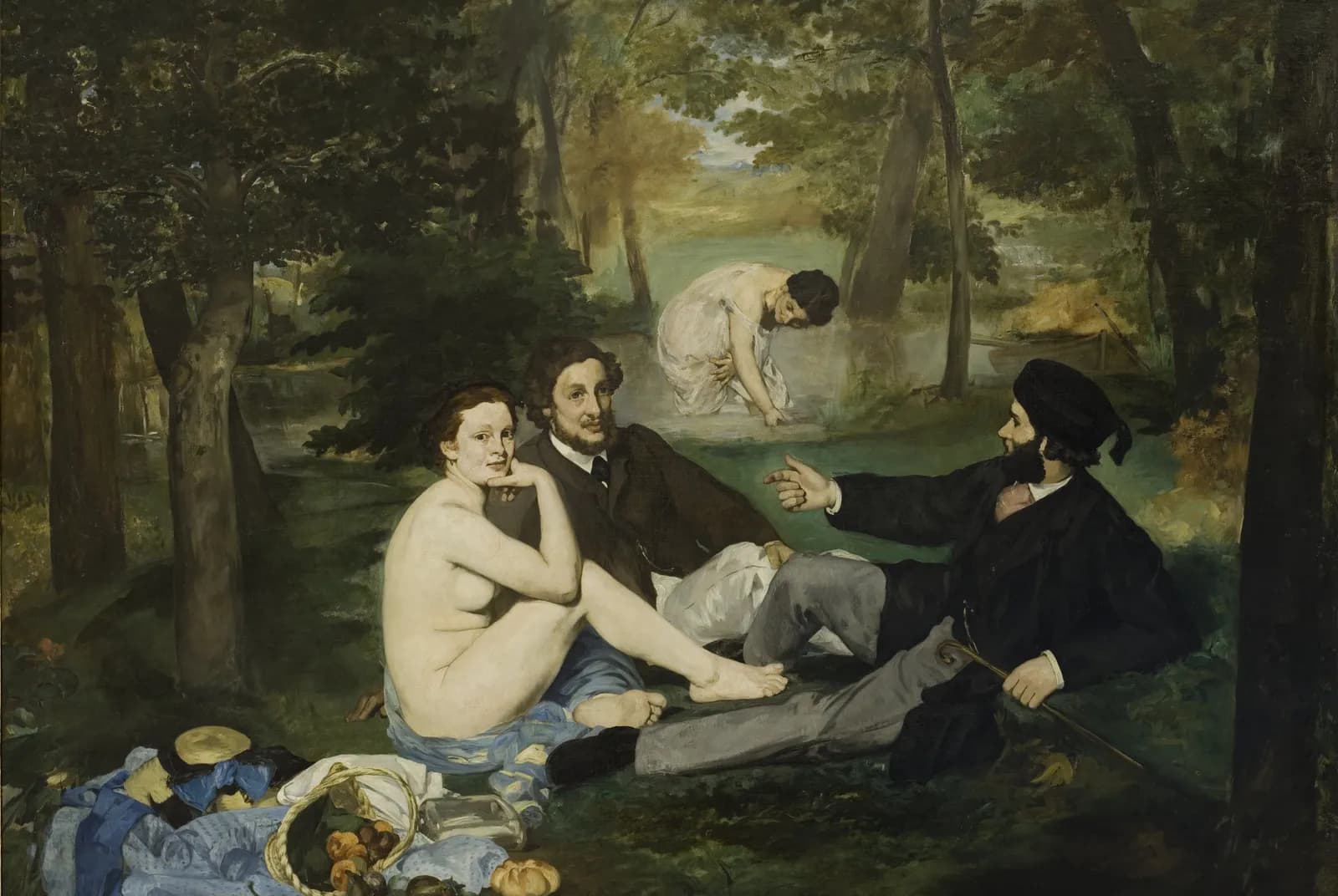 Het ontbijt in het groen (Le déjeuner sur l'herbe) – Édouard Manet