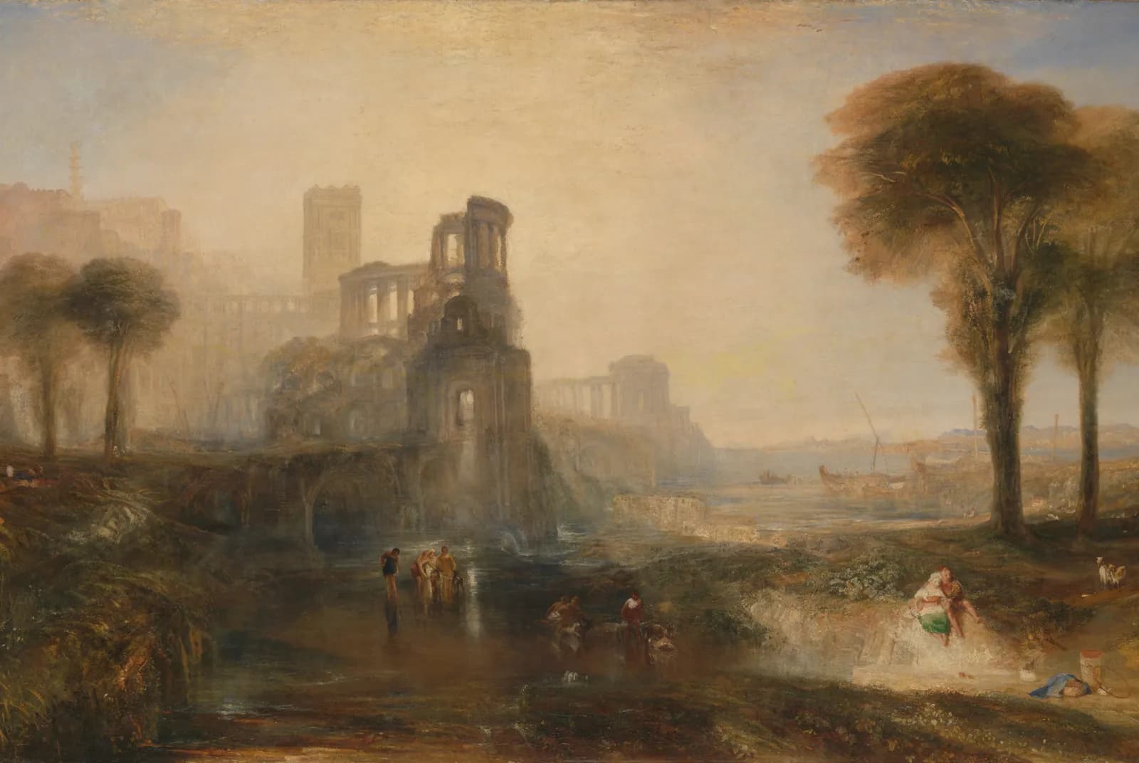 Het paleis en de brug van Caligula – J.M.W. Turner