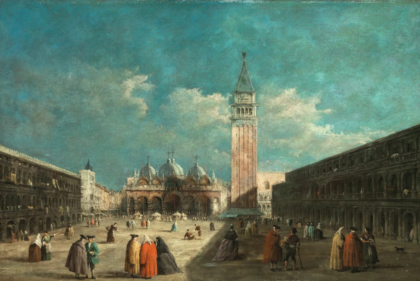 Het San Marcoplein in Venetië – Francesco Guardi