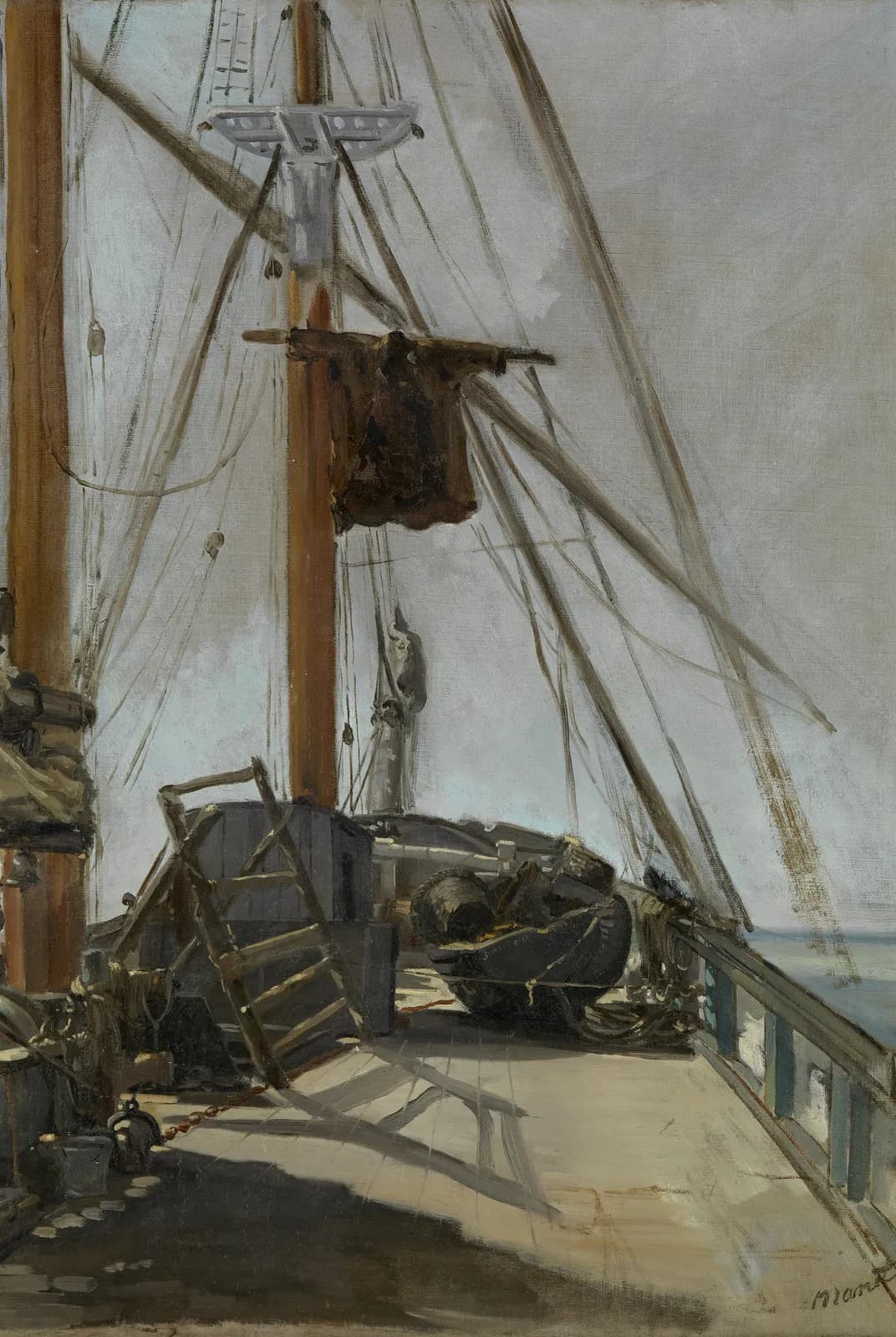 Het scheepsdek – Édouard Manet