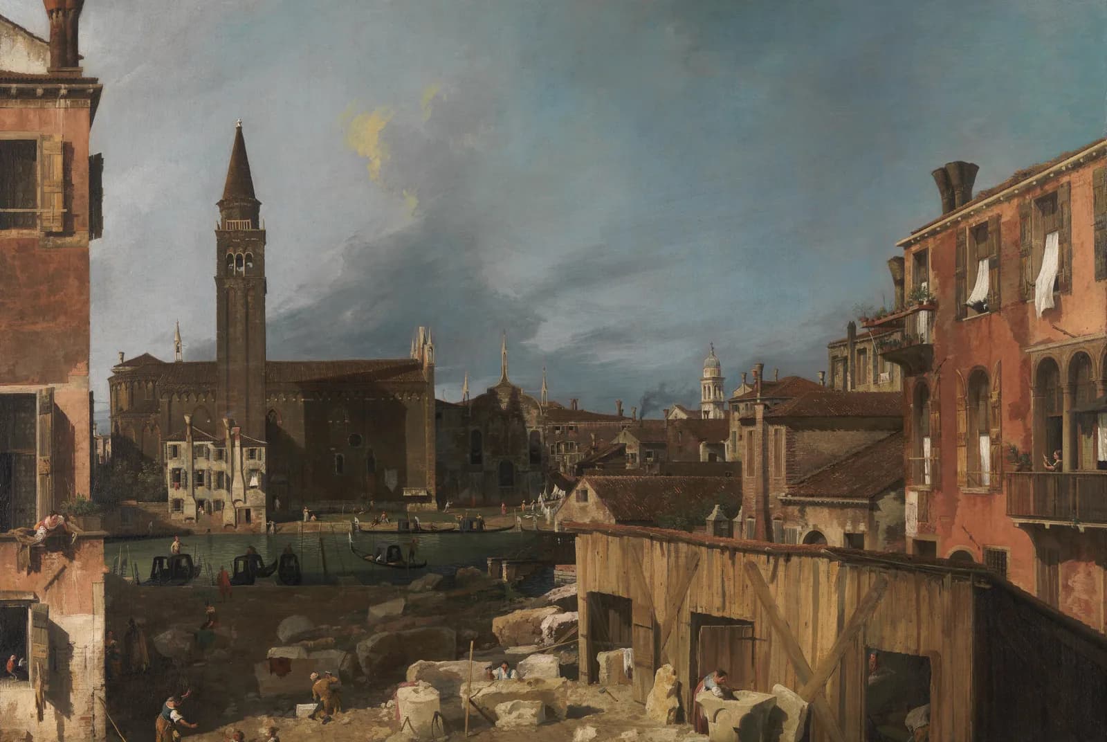Het Steenmetselaarswerf – Canaletto
