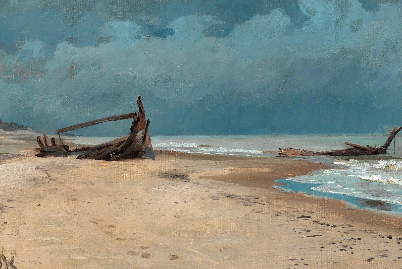 Het strand bij Højen – Peder Severin Krøyer