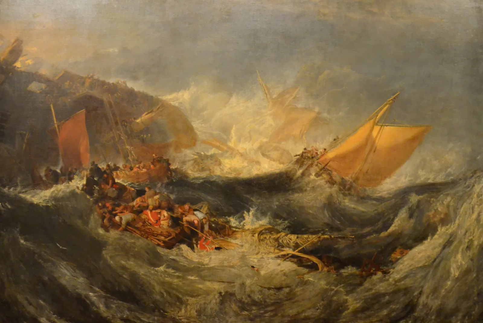 Het wrak van een transportschip – J.M.W. Turner