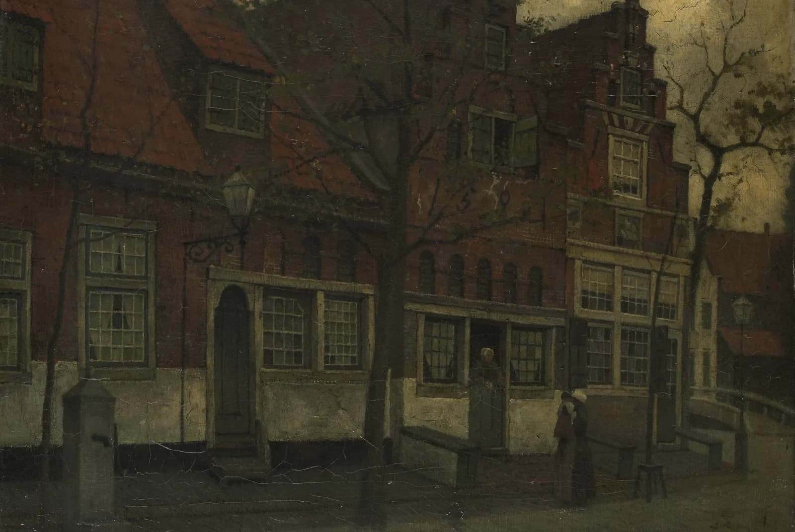 Huizen aan de Breedstraat in Enkhuizen – Eduard Karsen
