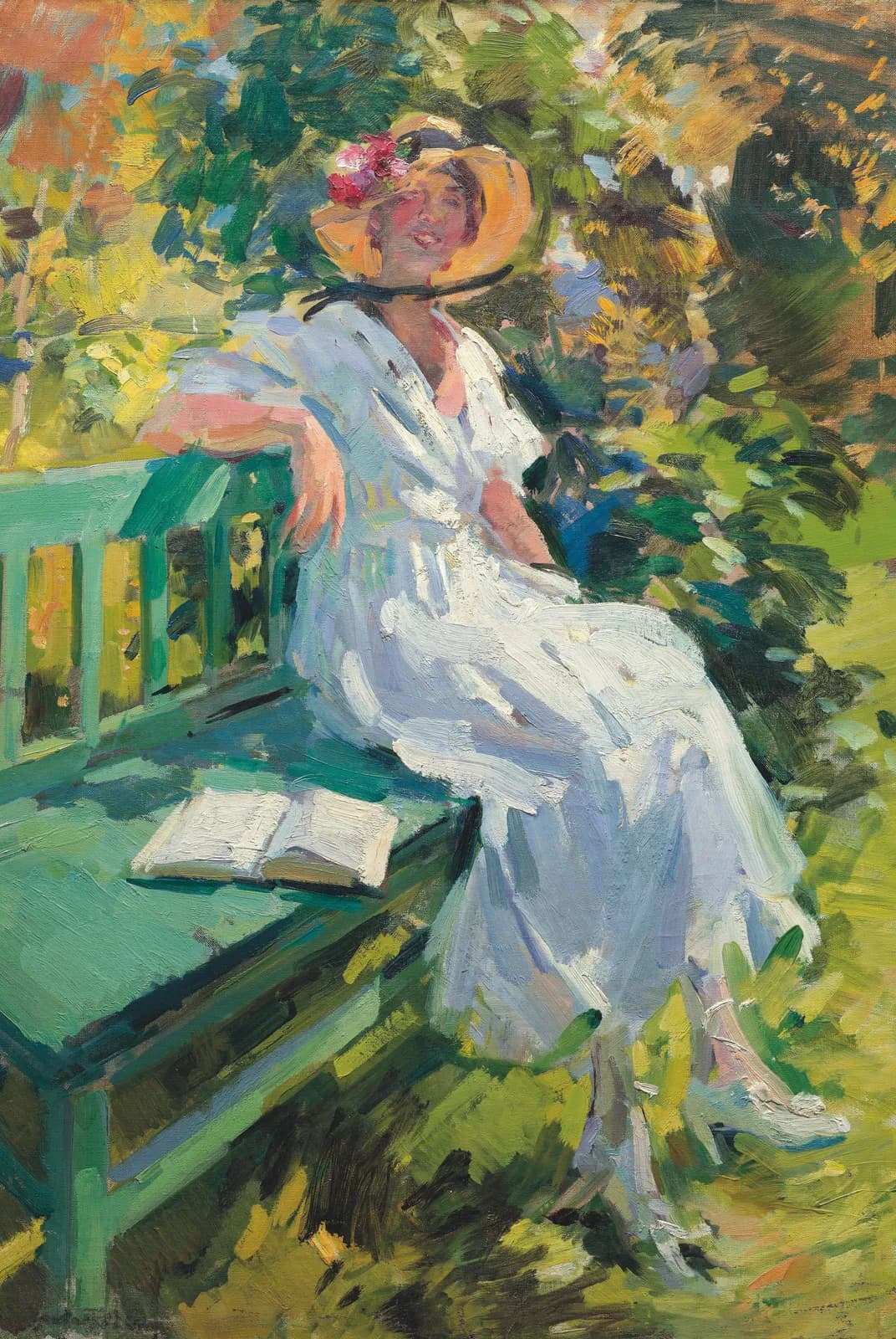 In de tuin – Konstantin Korovin