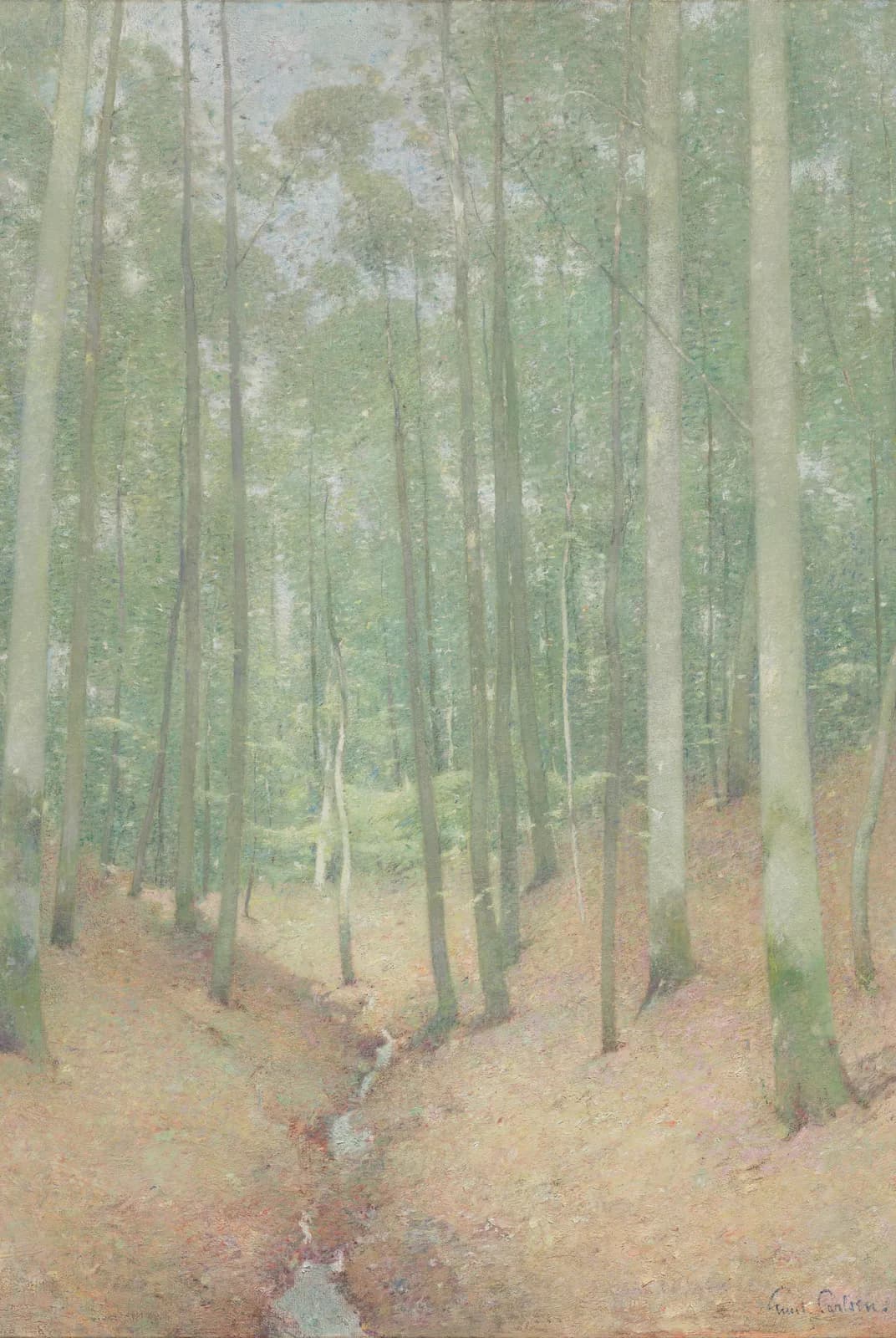 In het bos – Emil Carlsen