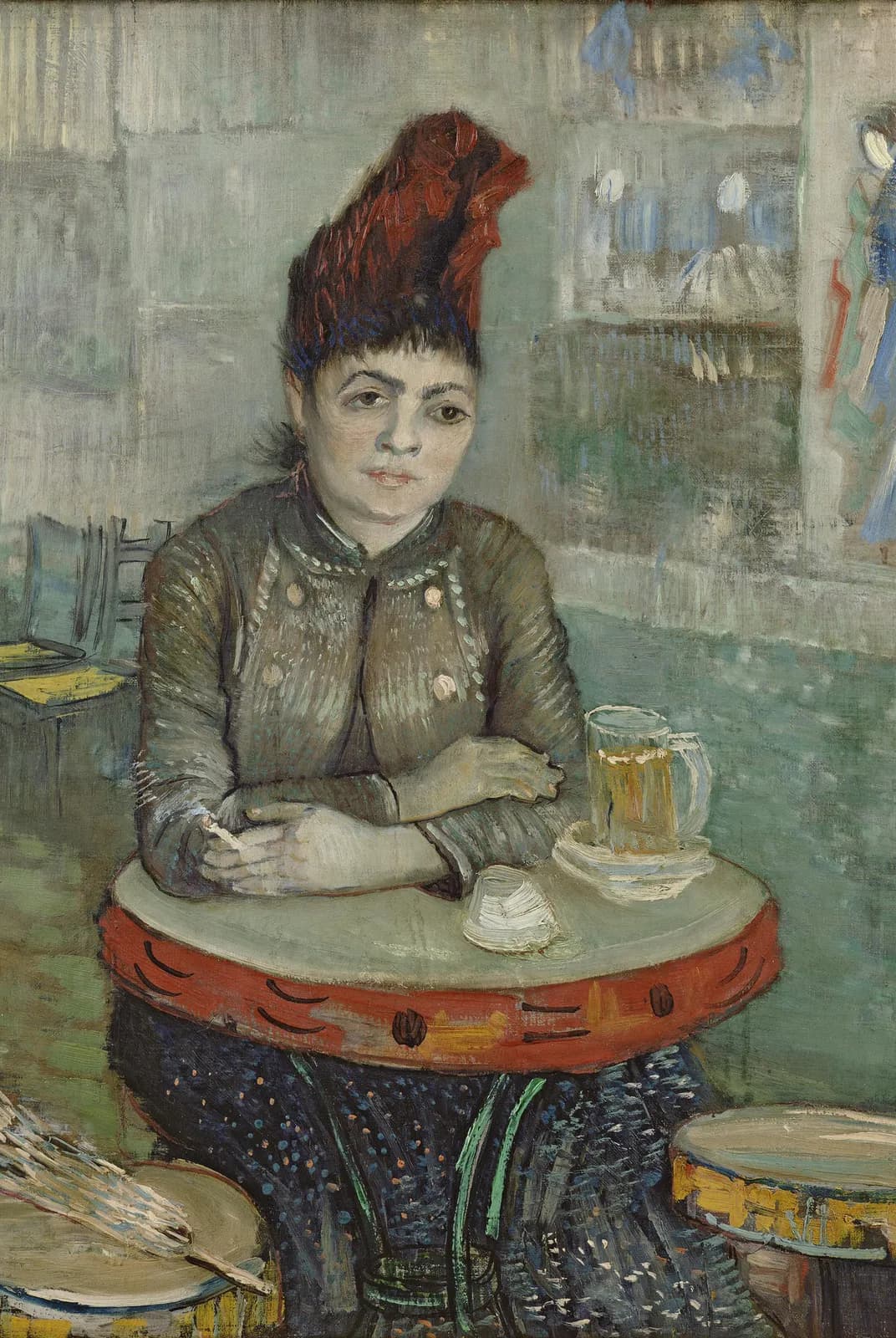 In het café: Agostina Segatori in Le Tambourin – Vincent van Gogh