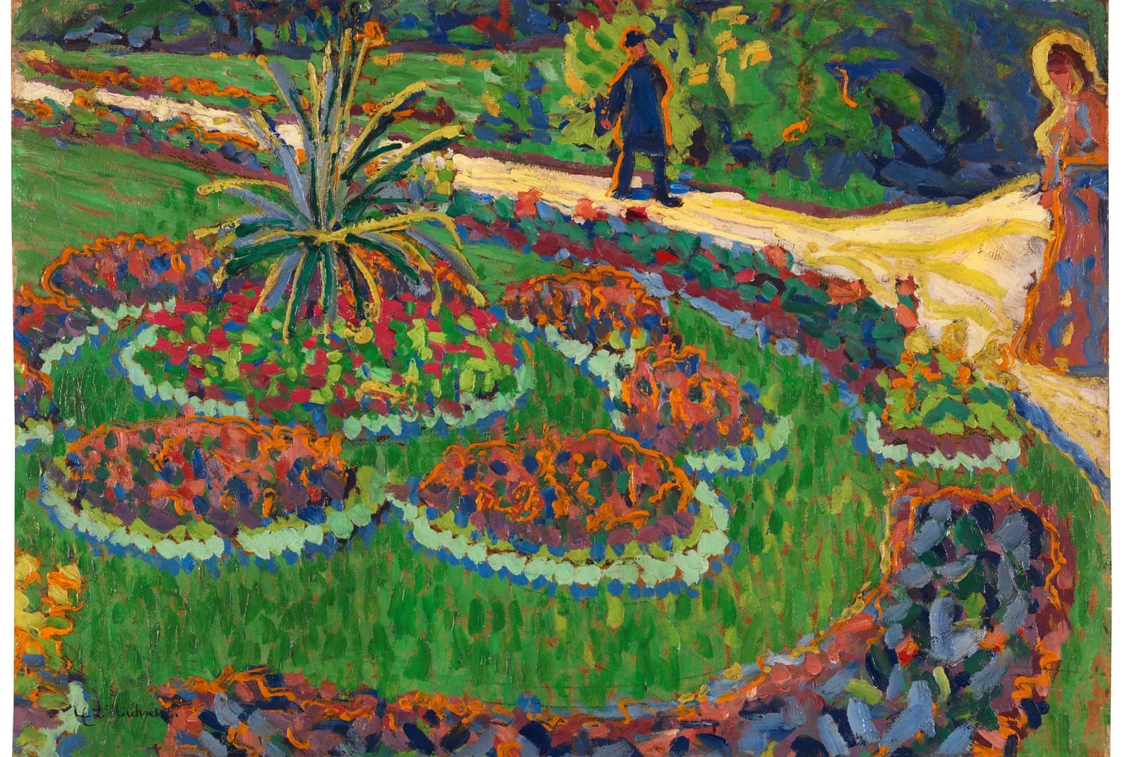 In het park – Ernst Ludwig Kirchner