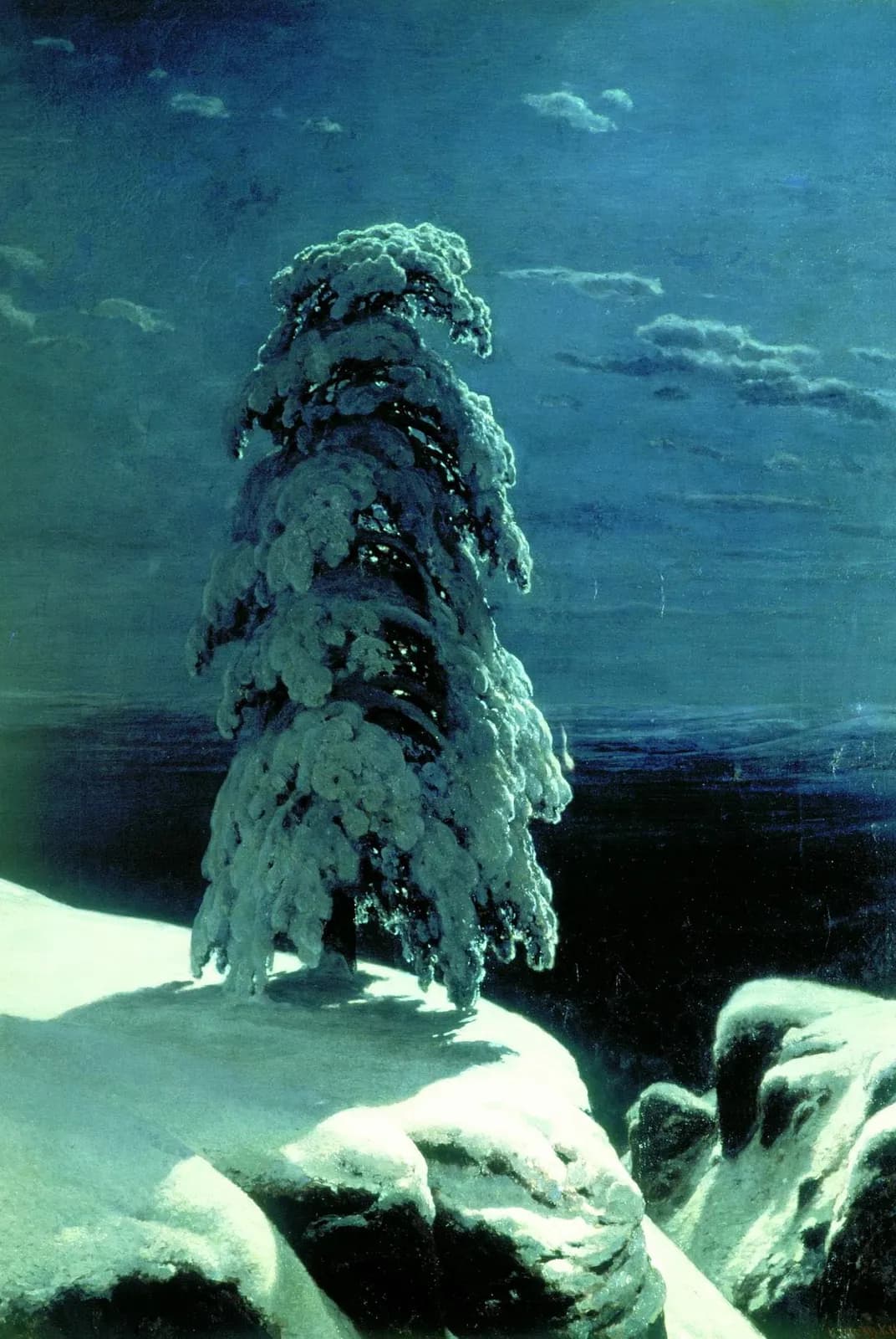In het wilde noorden (1891) – Ivan Shishkin