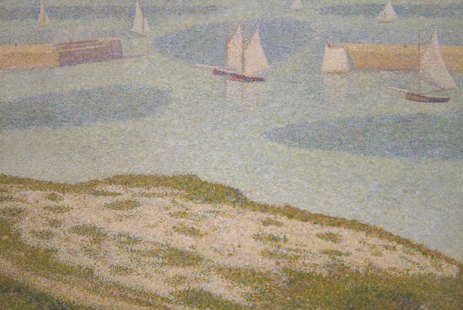 Ingang van de haven van Port-en-Bessin – Georges Seurat