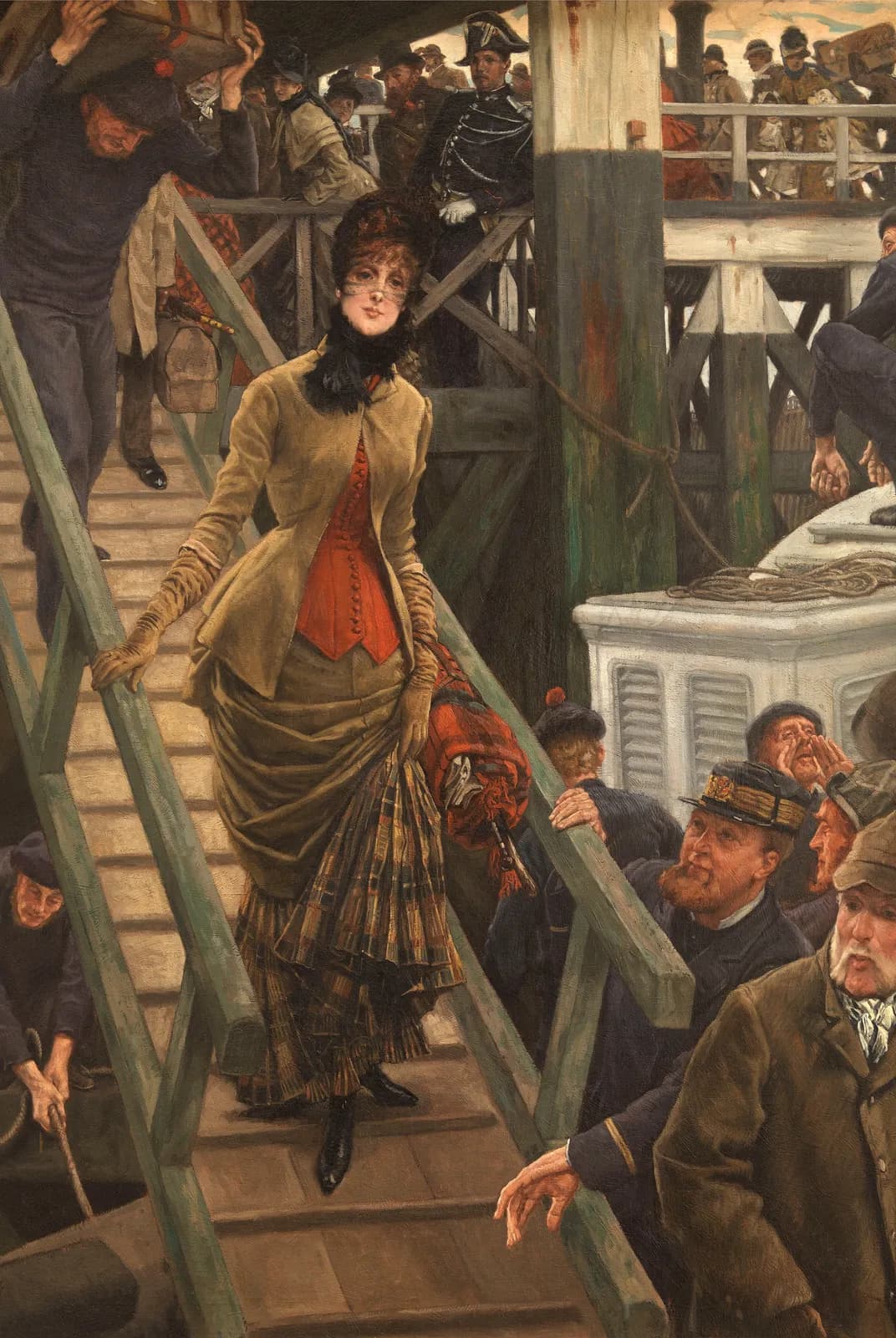 Inscheping te Calais – James Tissot