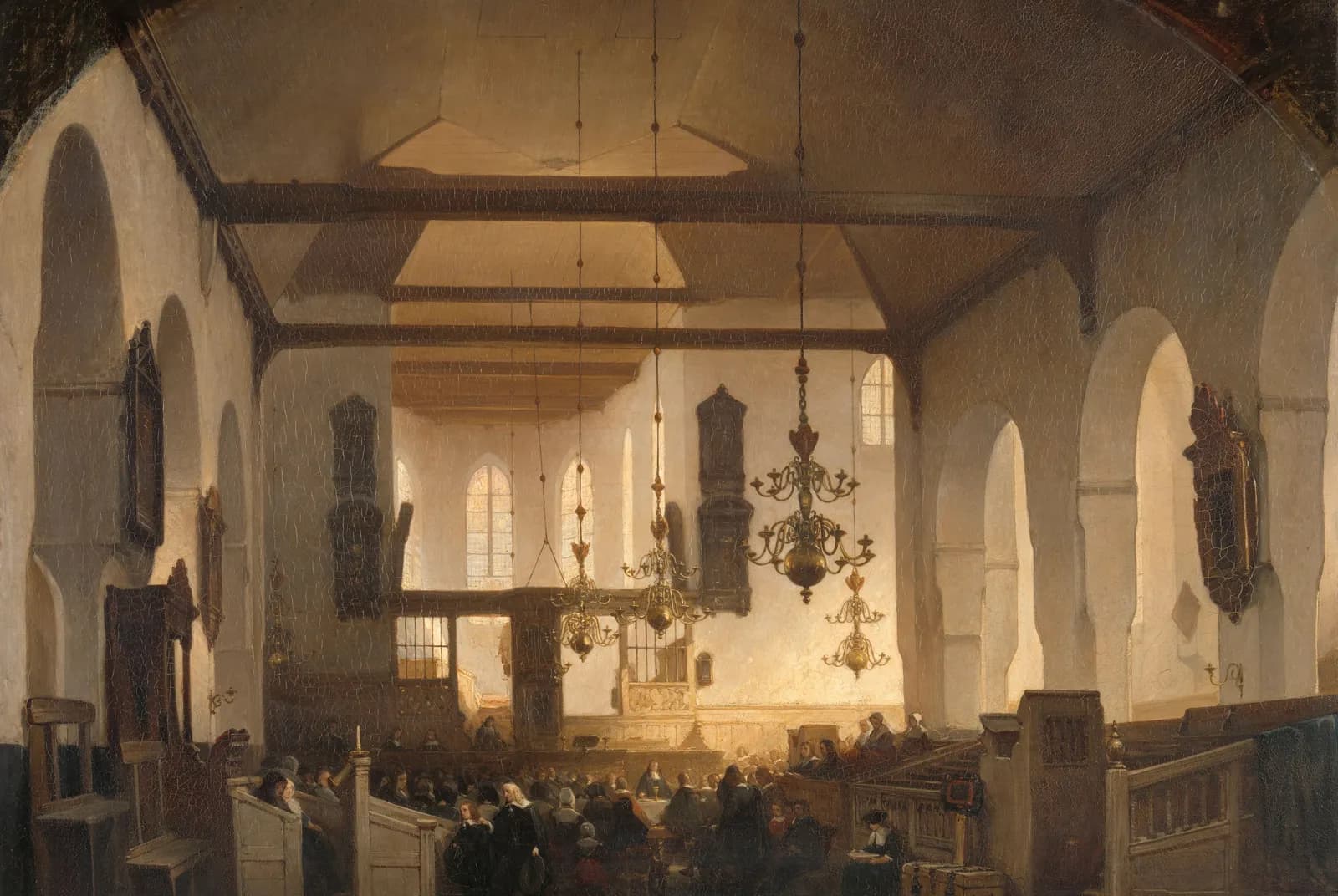 Interieur van de Geertekerk te Utrecht – Johannes Bosboom