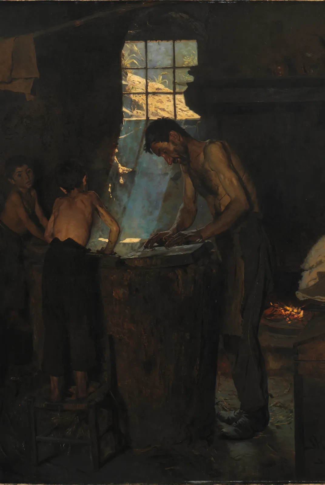 Italiaanse dorpshoedenmakers – Peder Severin Krøyer