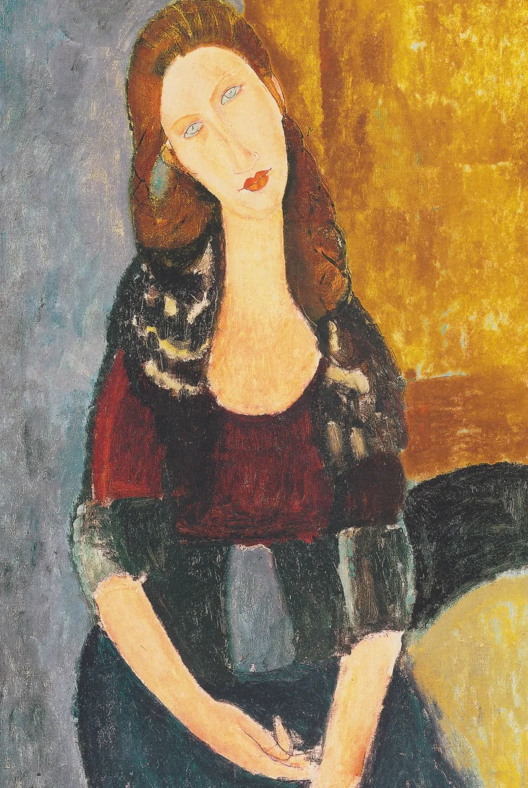 Jeanne Hébuterne, zittend – Amedeo Modigliani