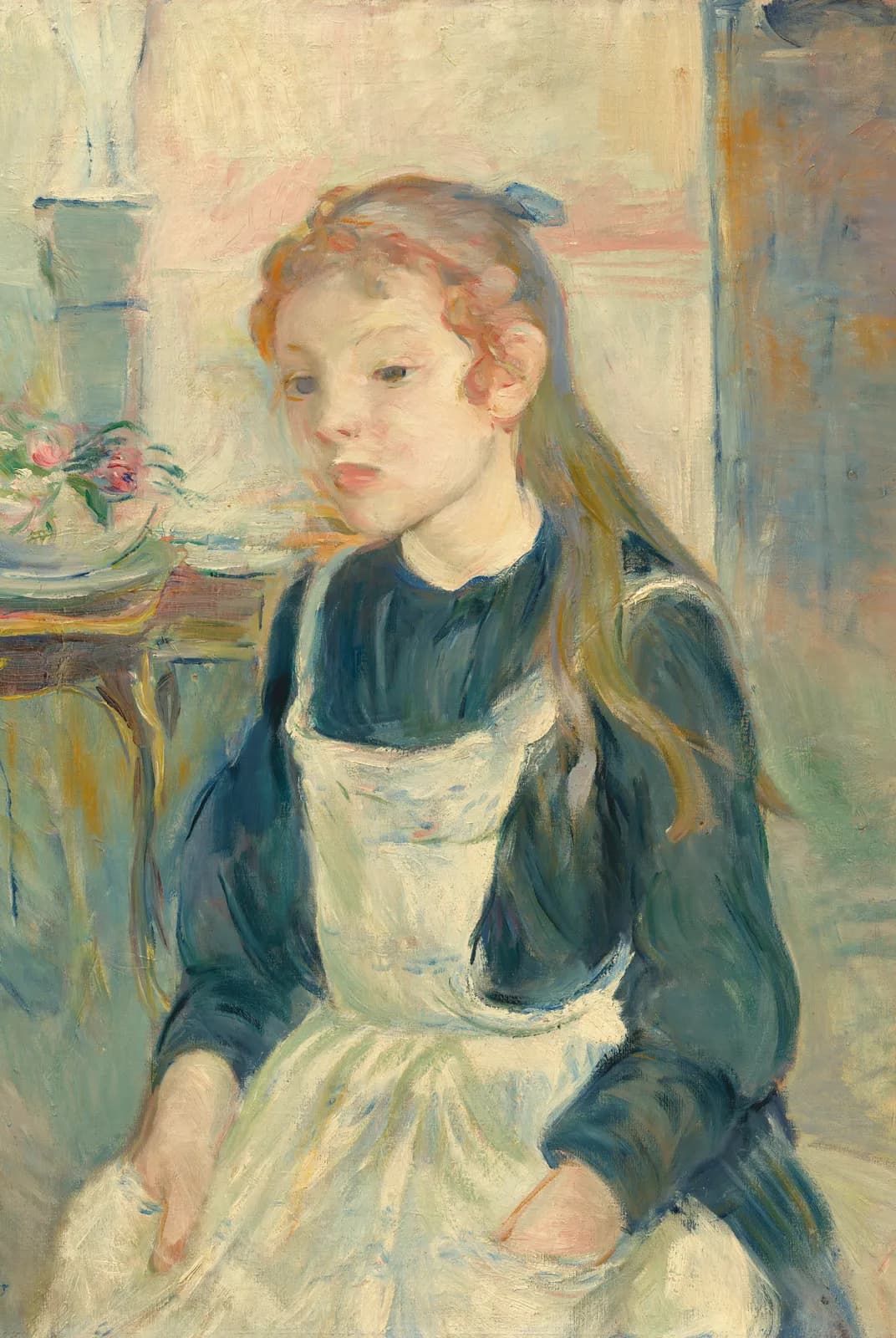 Jong meisje met schort – Berthe Morisot