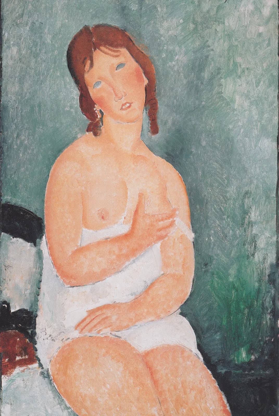 Jonge vrouw in een hemd – Amedeo Modigliani