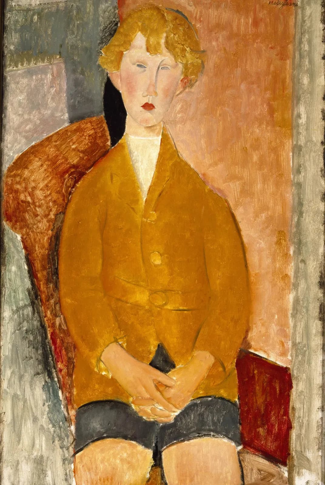 Jongen in korte broek – Amedeo Modigliani