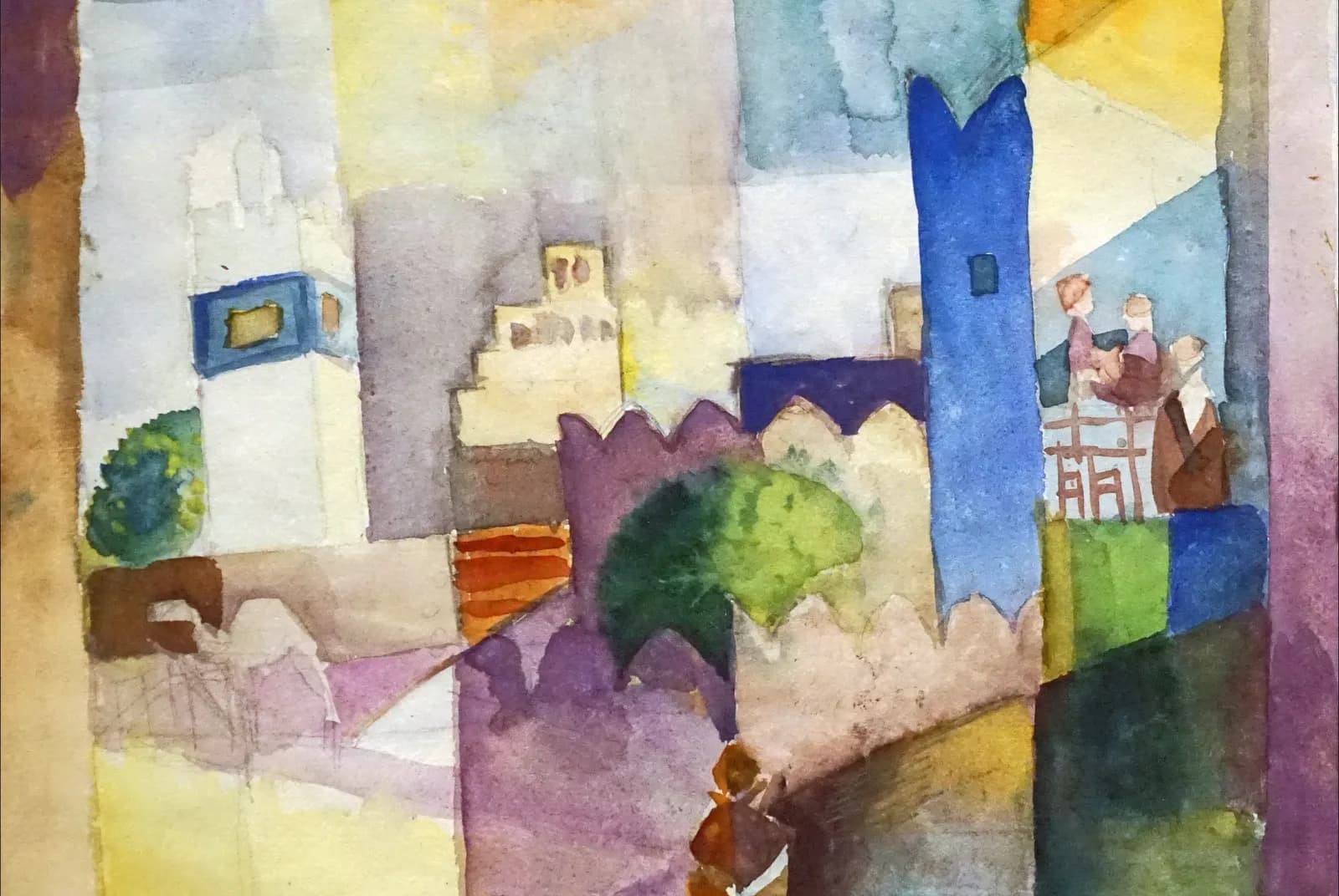Kairouan III (1914, Tunis-reeks) – August Macke