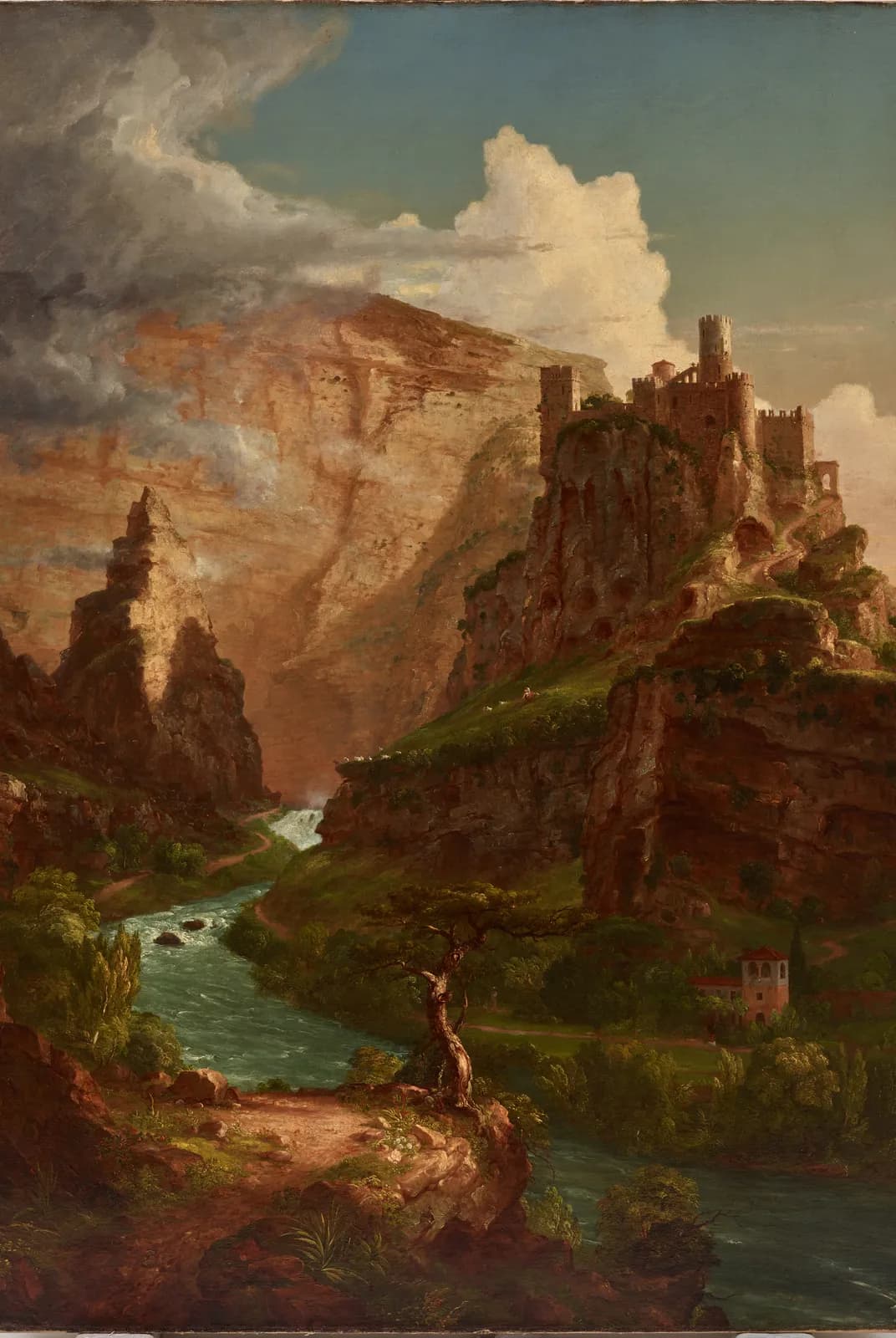 Kasteel aan de rivier – Thomas Cole