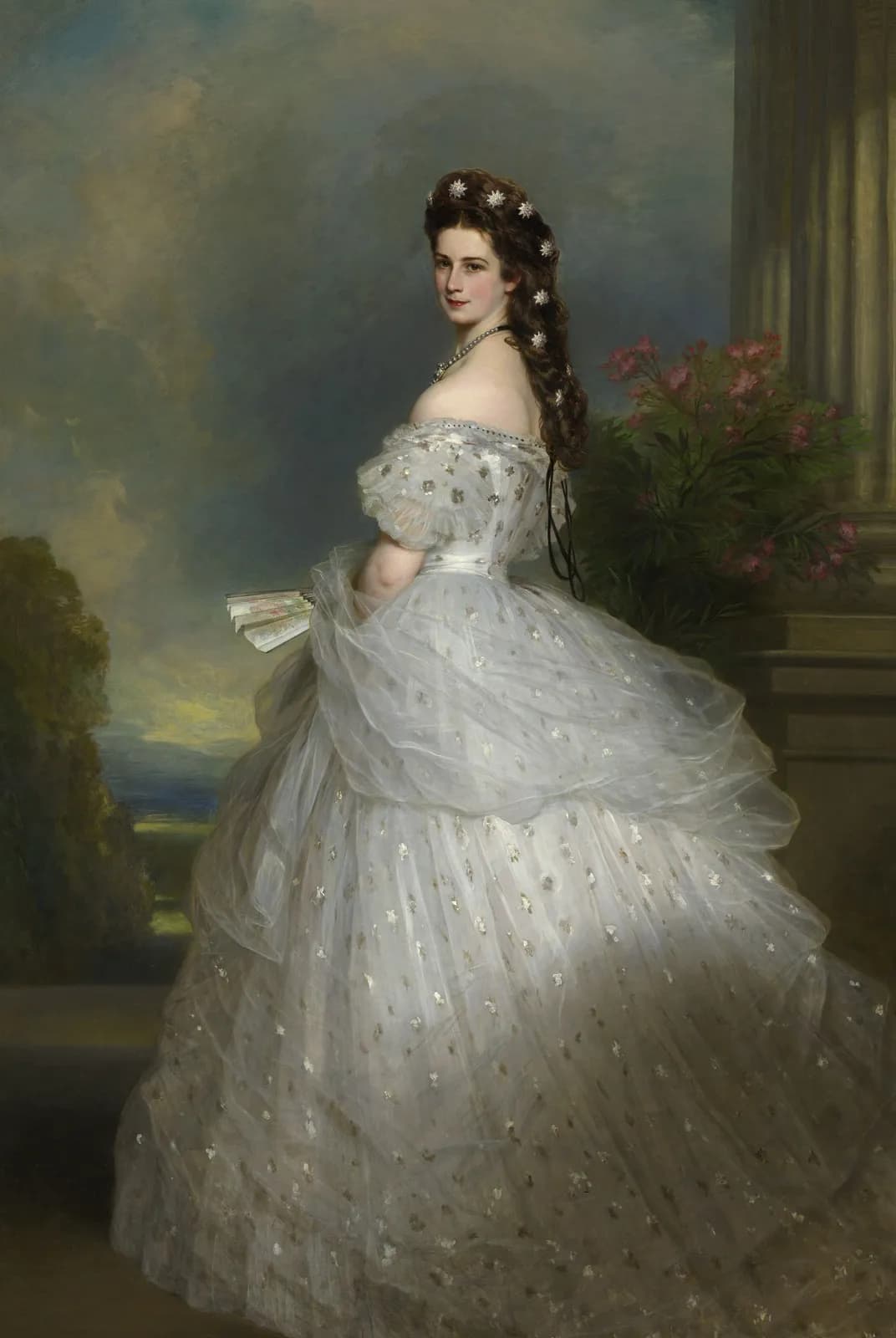 Keizerin Elisabeth van Oostenrijk in sterrenjurk – Franz Xaver Winterhalter