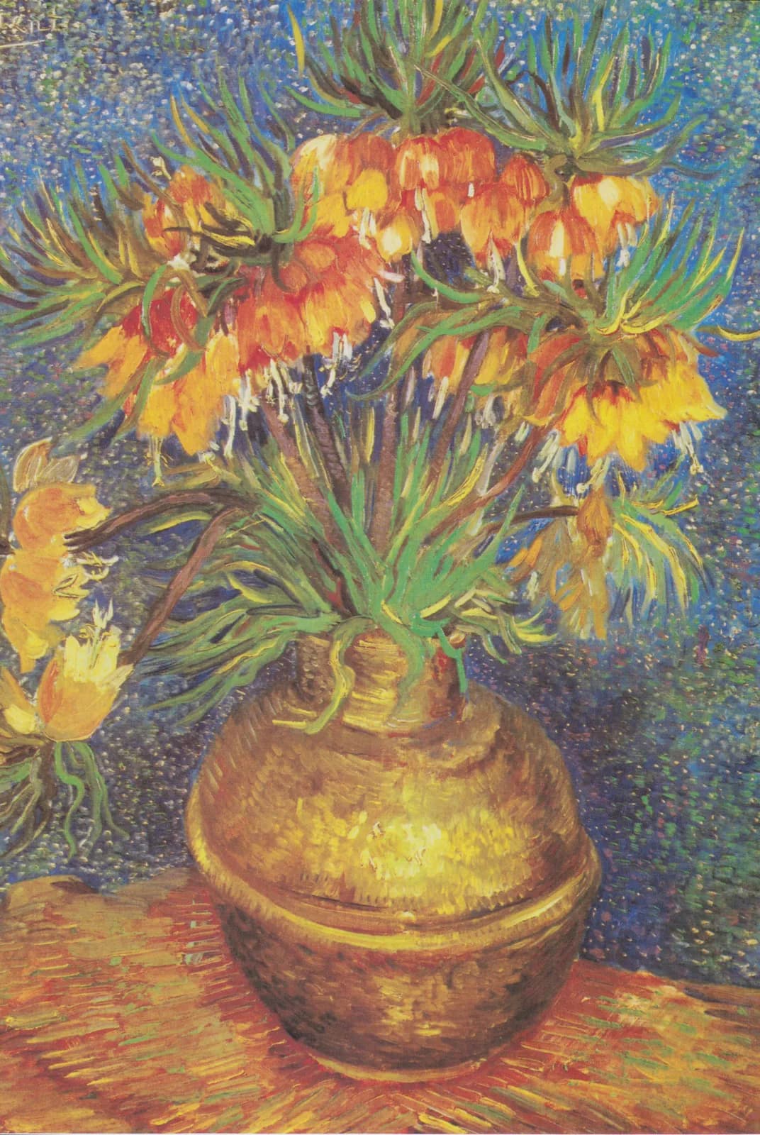 Keizerskronen in een koperen vaas – Vincent van Gogh
