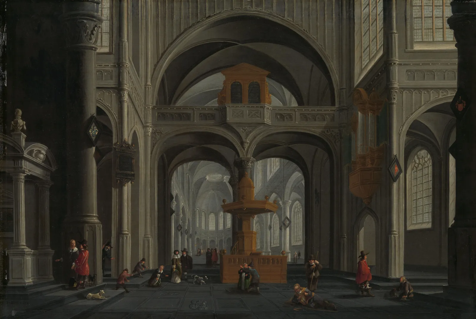 Kerkinterieur – Daniël de Blieck