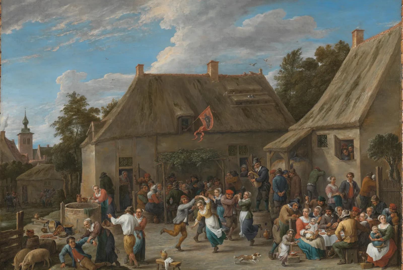 Kermis op Sint-Jorisdag – David Teniers
