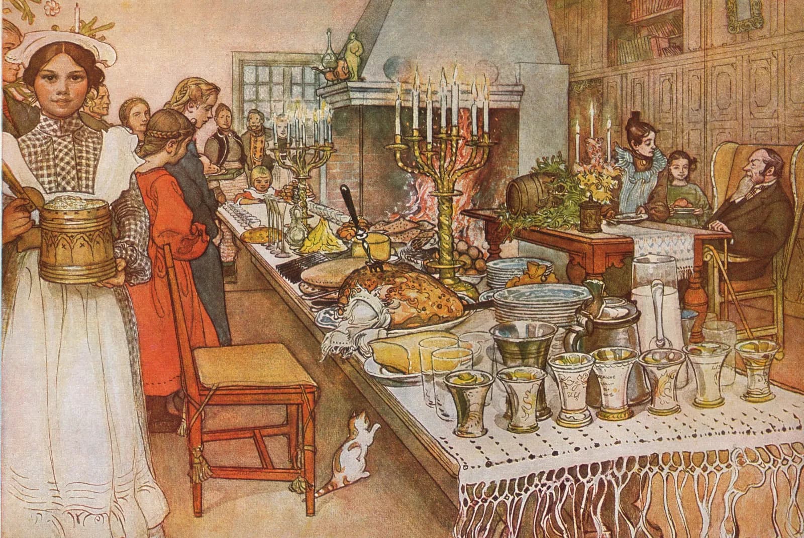 Kerstavond (Julaftonen, 1904-05) – Carl Larsson