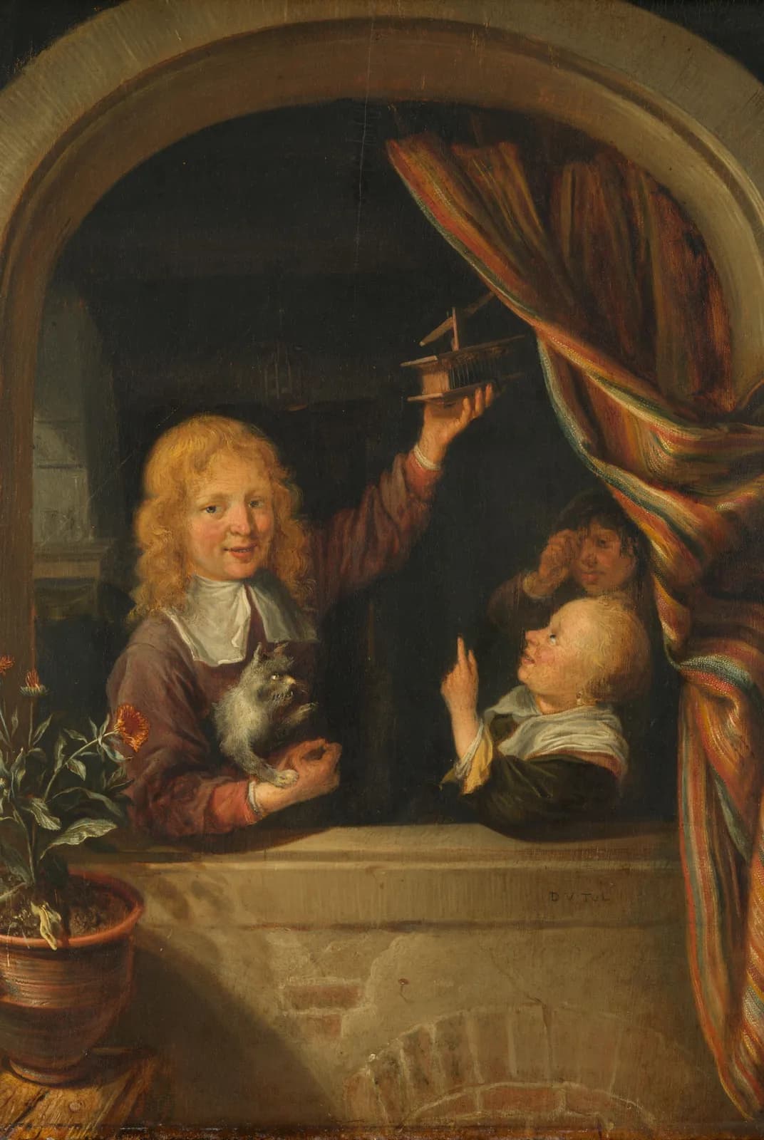 Kinderen met een muizenval – Domenicus van Tol