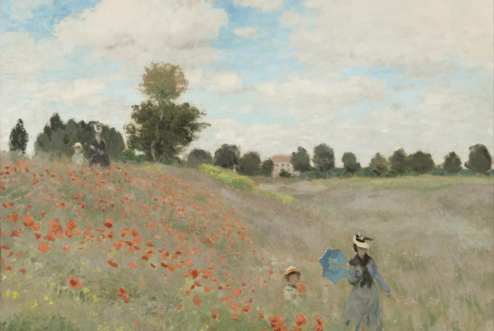 Klaprozenveld bij Argenteuil – Claude Monet