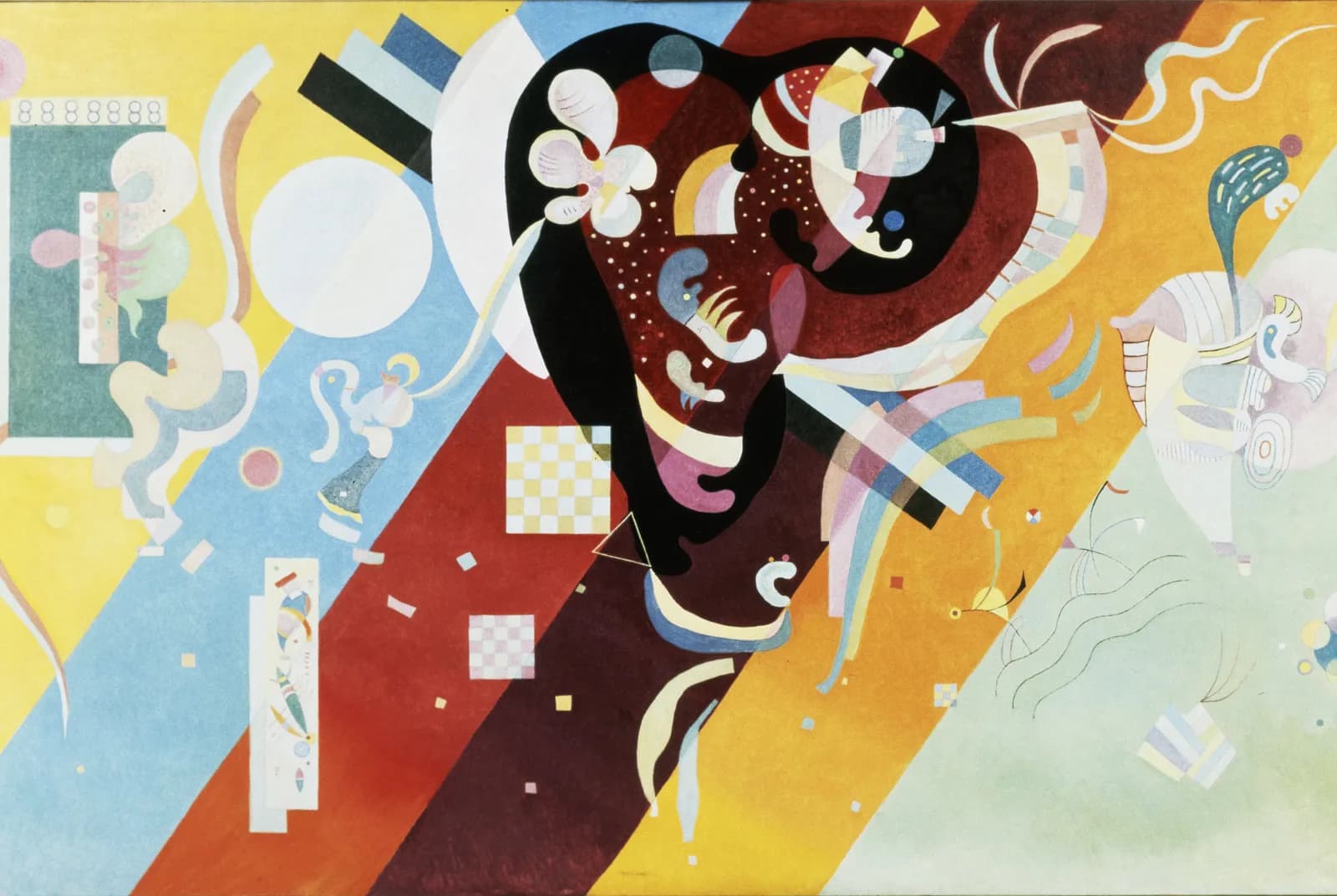 Kleurrijke compositie – Wassily Kandinsky
