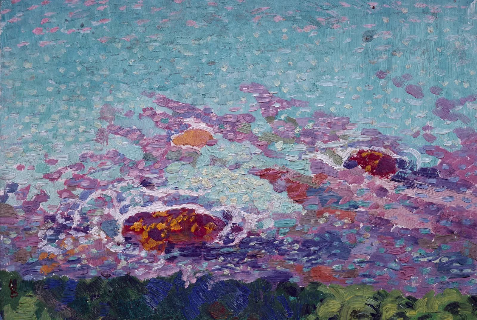 Kleurrijke zonsondergang – Maurice Denis