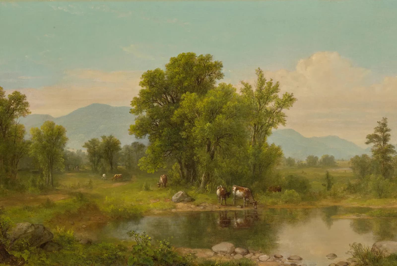 Koeien aan de vijver – Asher Brown Durand