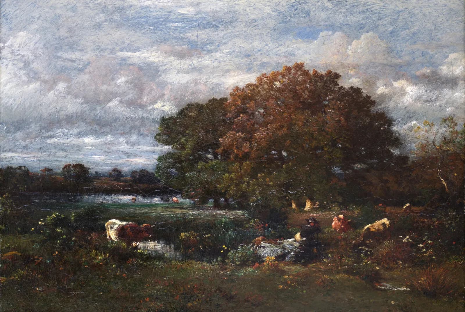 Koeien aan de waterkant – Jules Dupré