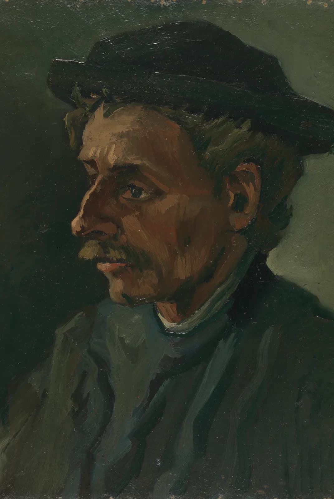 Kop van een man – Vincent van Gogh