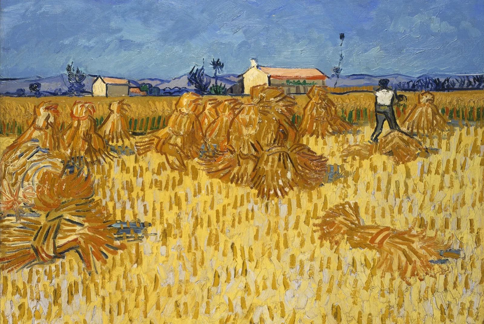 Korenoogst in de Provence – Vincent van Gogh