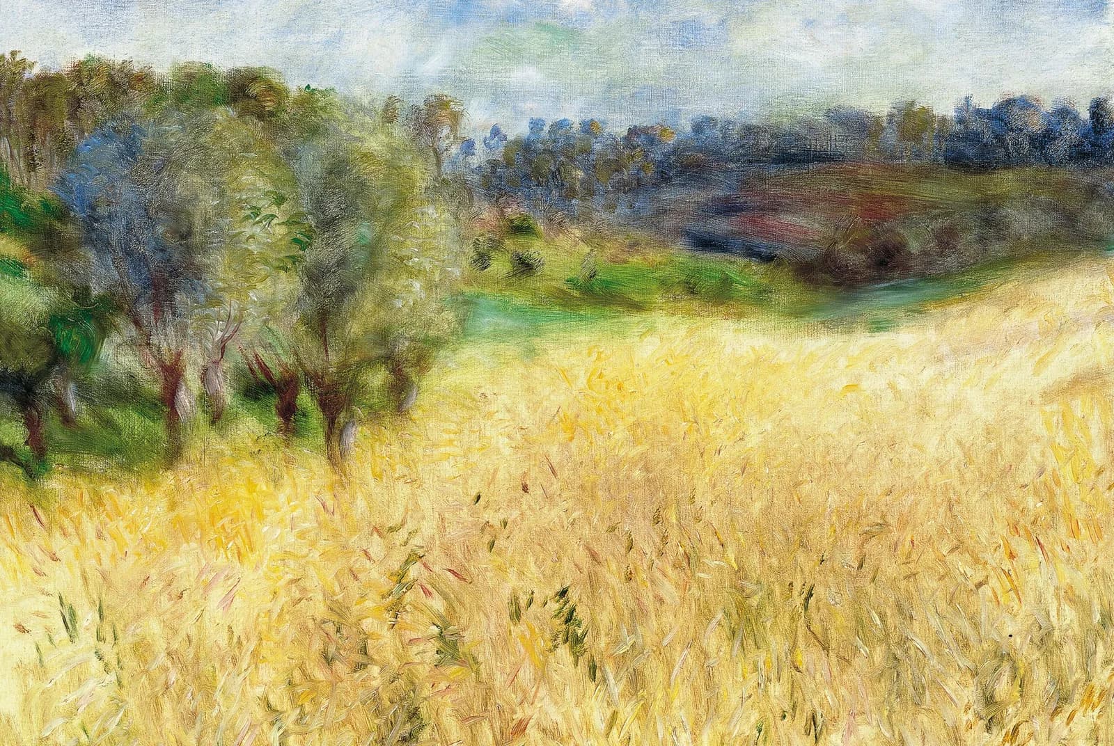 Korenveld (Campo de trigo, 1879) – Pierre-Auguste Renoir