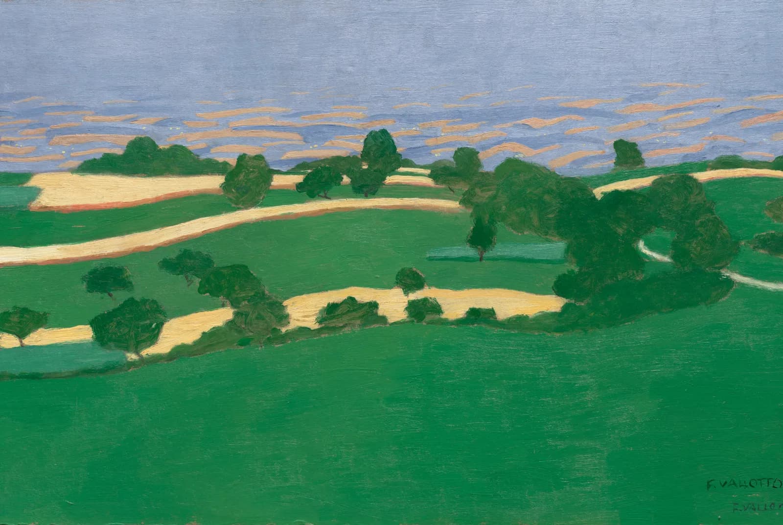 Korenvelden – Félix Vallotton