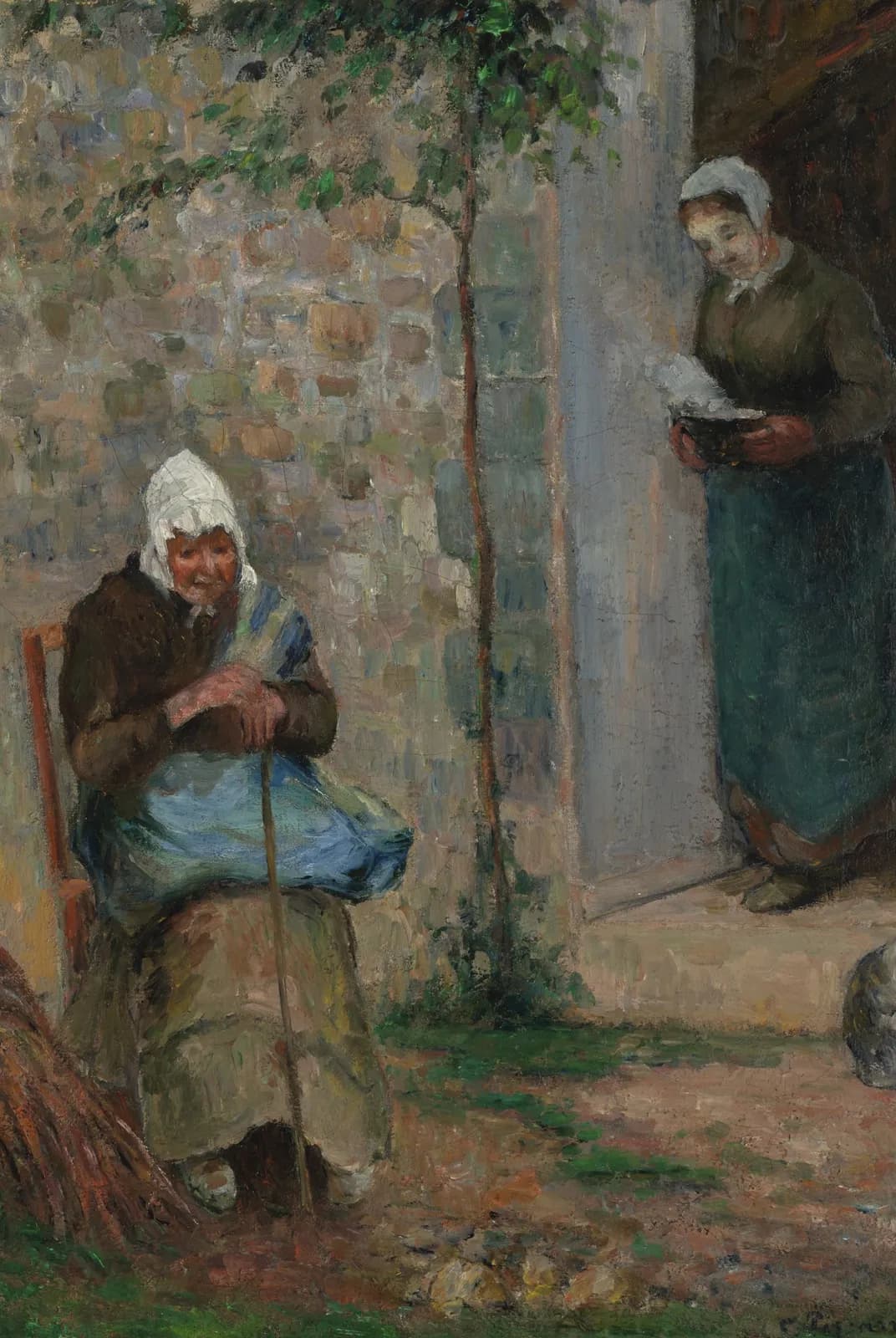 De liefdadigheid – Camille Pissarro