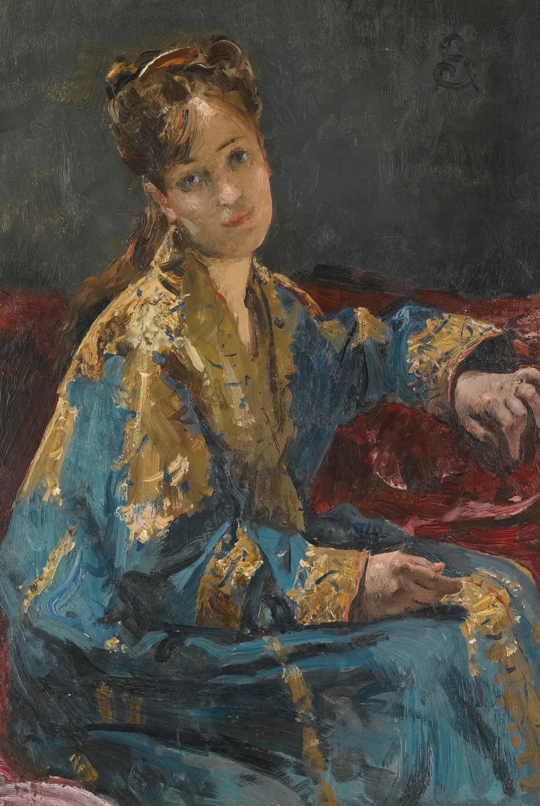 La Dame en Bleu – Alfred Stevens