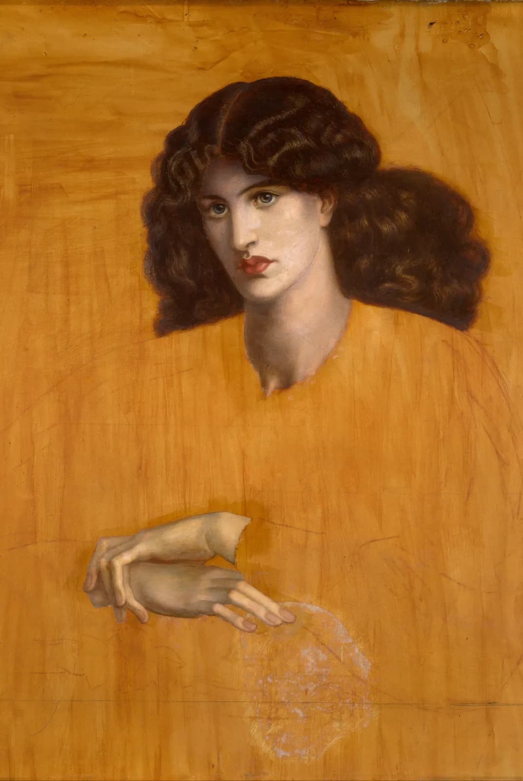 La donna della finestra, de vrouw van het venster – Dante Gabriel Rossetti