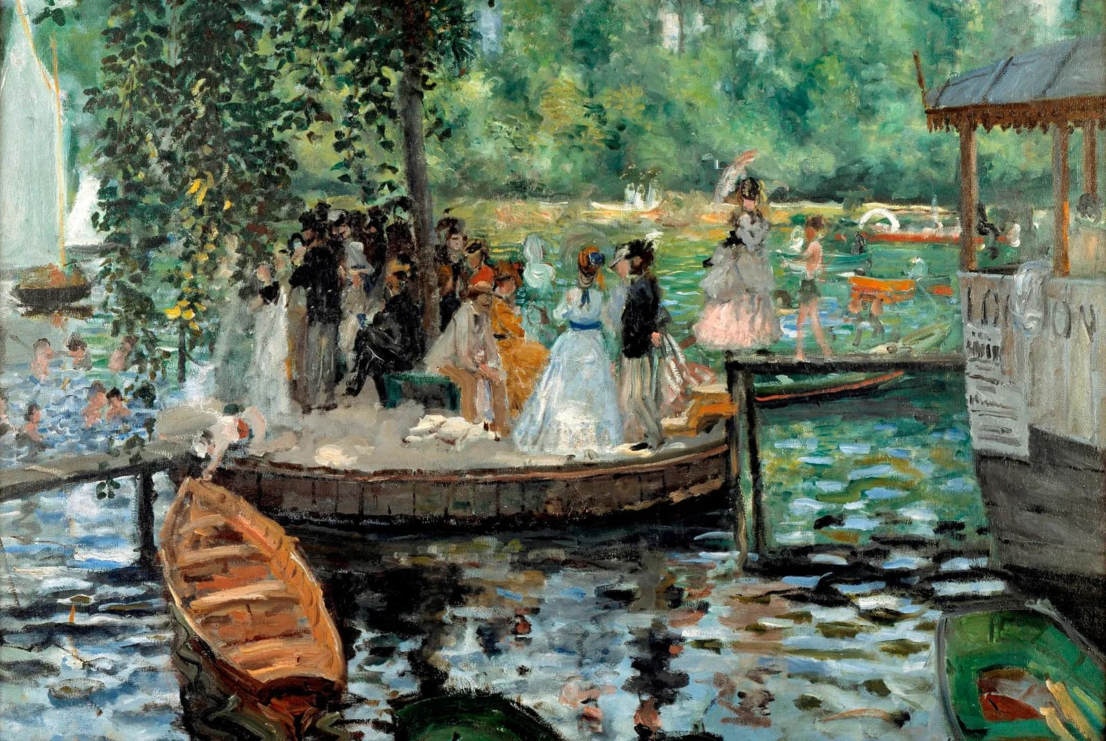 La Grenouillère – Pierre-Auguste Renoir